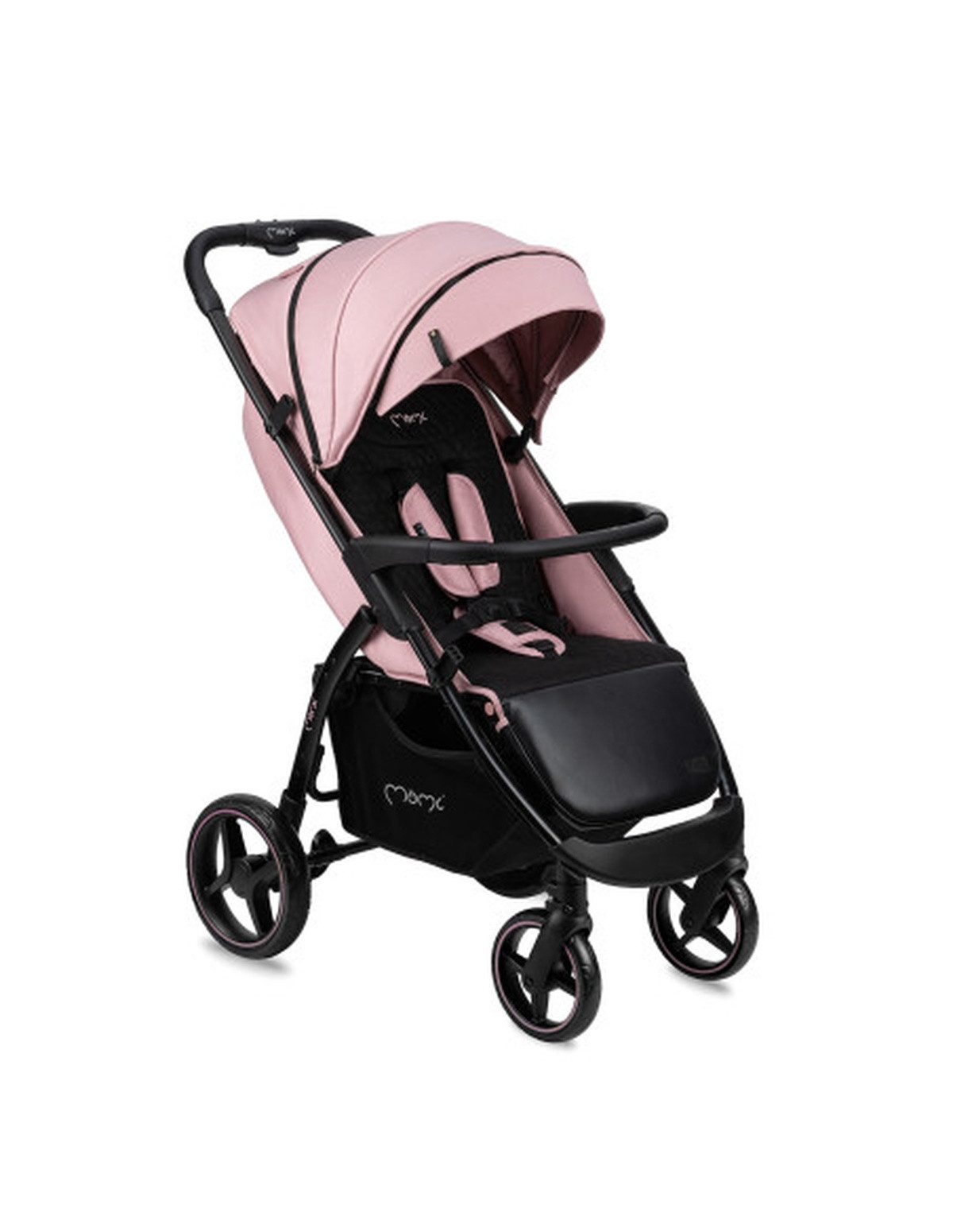 MoMi Kinder-Buggy MoMi MIYA Kinderwagen in gewählter Farbe - mit verstellbarer Fußstütze, Verstellbare Fußstütze und Rückenlehne, doppelter Faltverschluss