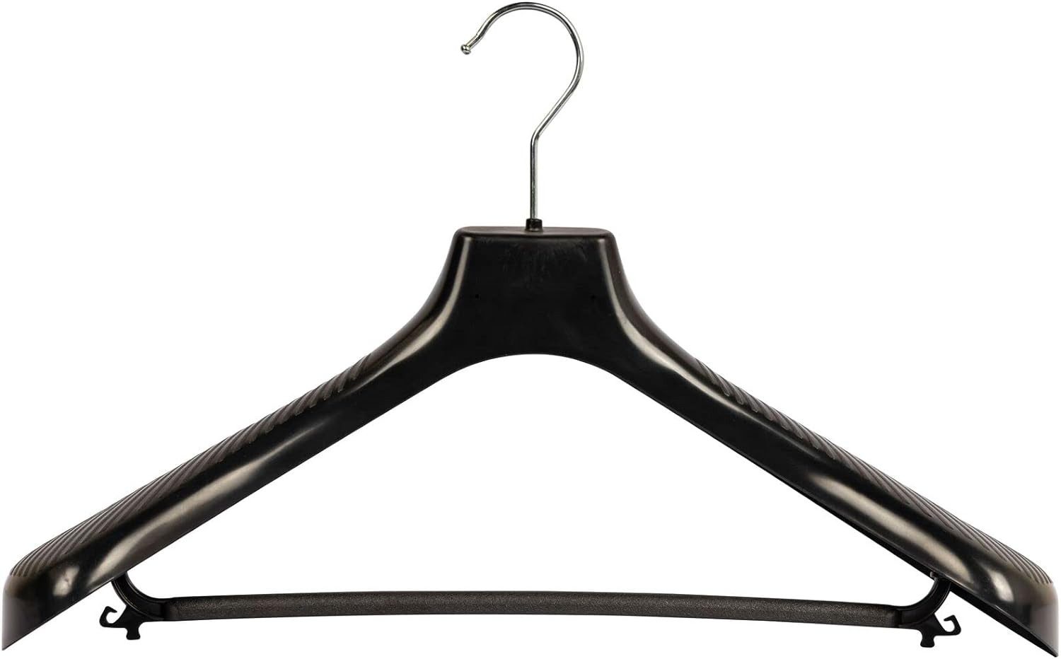 RSR Hangers Kleiderbügel SM 45 cm mit Hosensteg Anti-Rutsch Schwarz 360° Ha günstig online kaufen