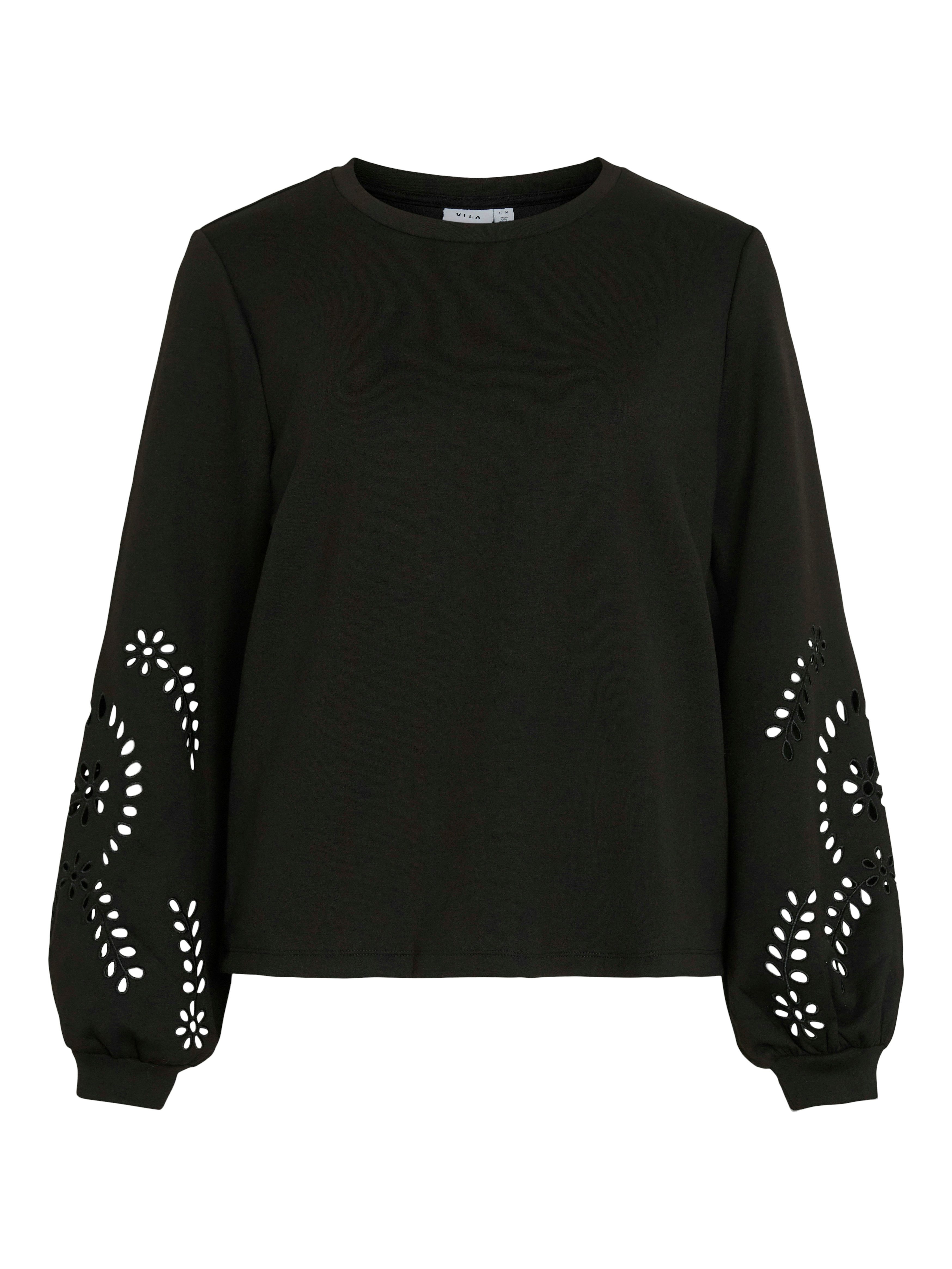 Vila Sweatshirt VISANDY L/S DETAIL SWEAT TOP - NOOS