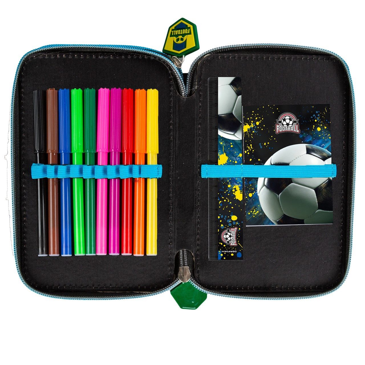 DERFORM Federtasche Fussball 2 Fach Federtasche günstig online kaufen