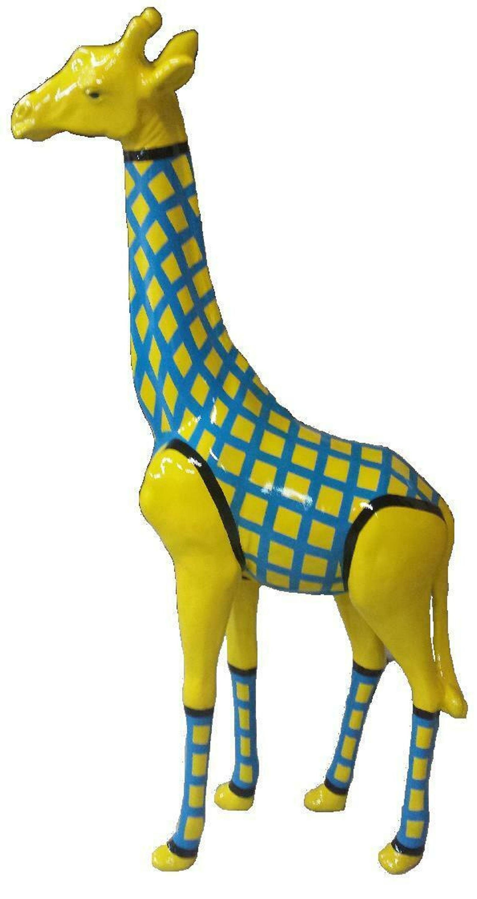 JVmoebel Gartenfigur, Designer Statue Figuren Moderne Dekorationen Garten Giraffe Skulptur