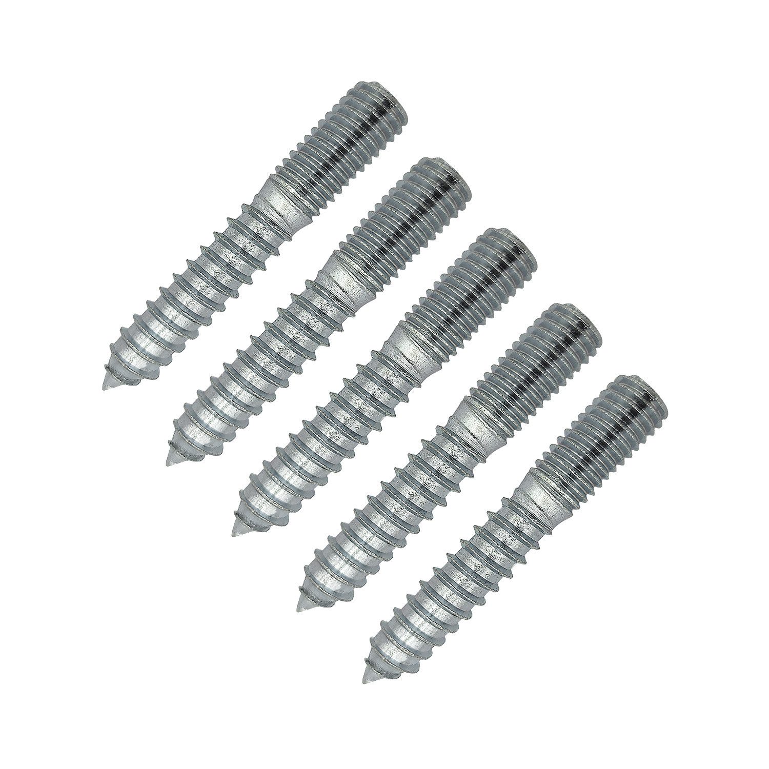 Stockschraube 5 x Stockschraube M10 x 60 mm verzinkt