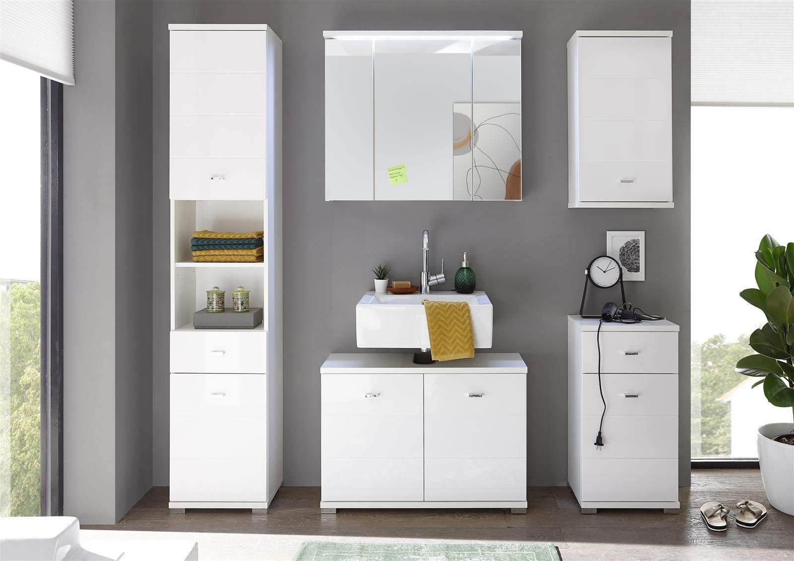 PREISBRECHER Spiegelschrank Peter 80 x 69 günstig online kaufen