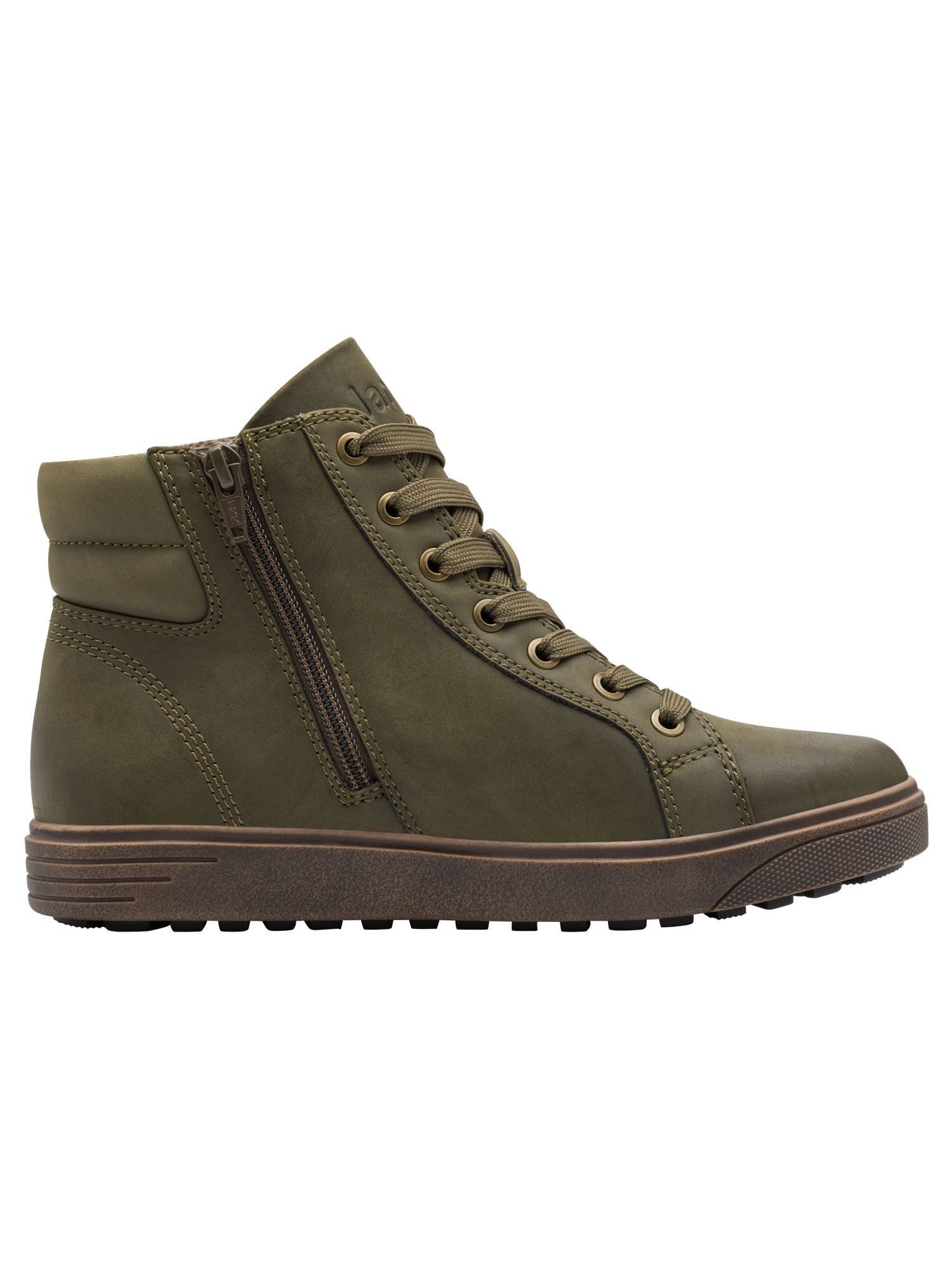Jana Vegan, Mehrweite mit Schnürsenkel kein Absatz Wedgesneaker Vegan