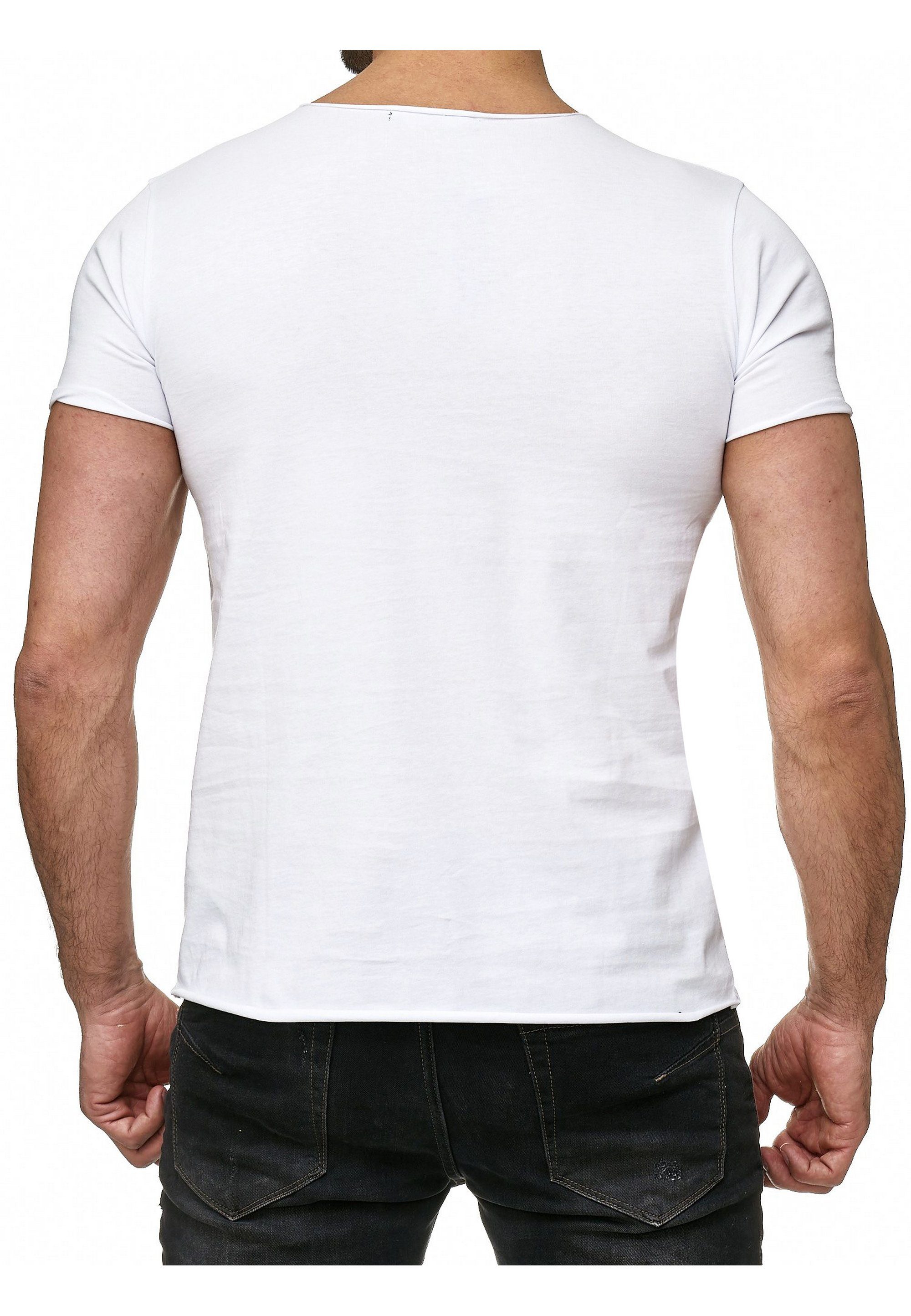 RedBridge mit Brusttasche T-Shirt weiß Jacksonville stylischer