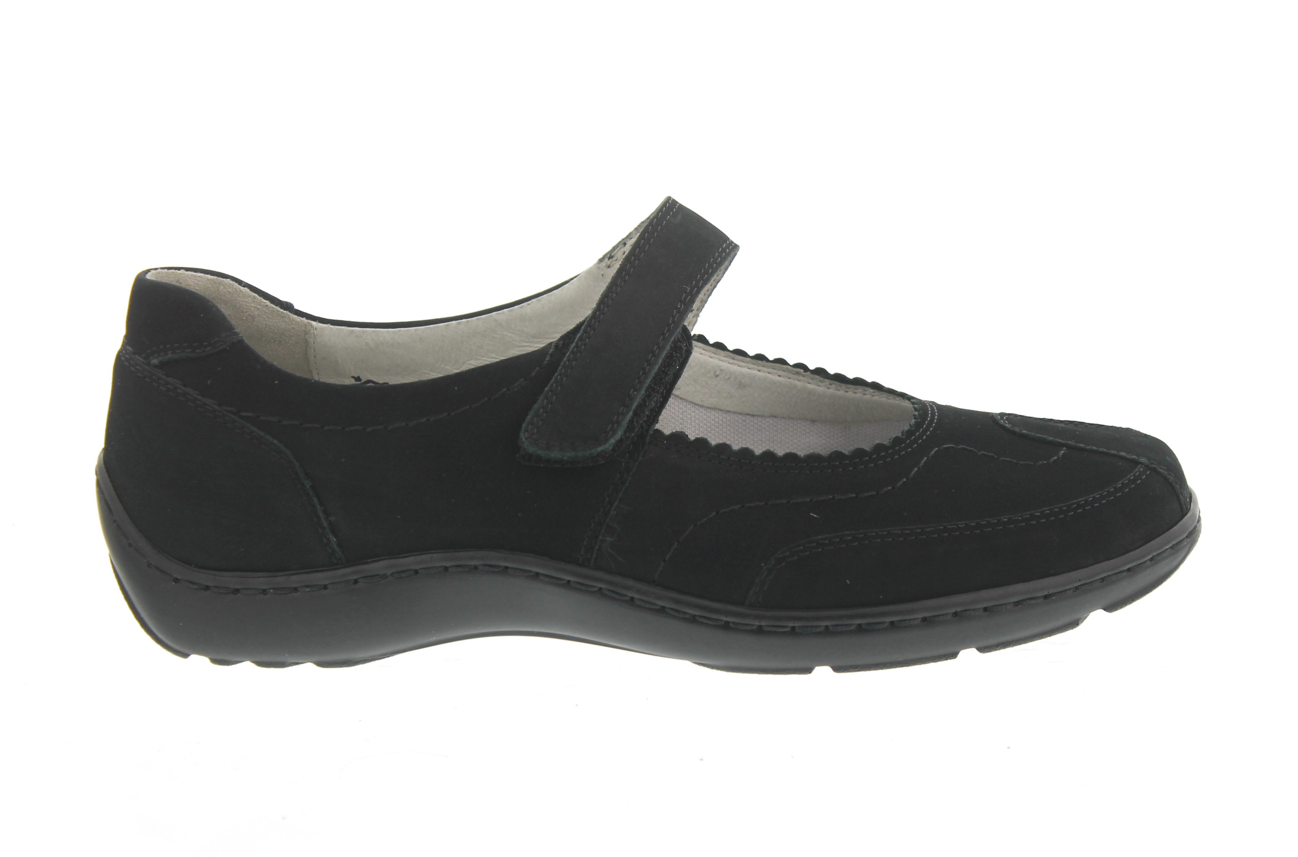 Waldläufer Waldläufer Henni Ballerina Klettver., Denver, schwarz, Pro-Aktiv günstig online kaufen