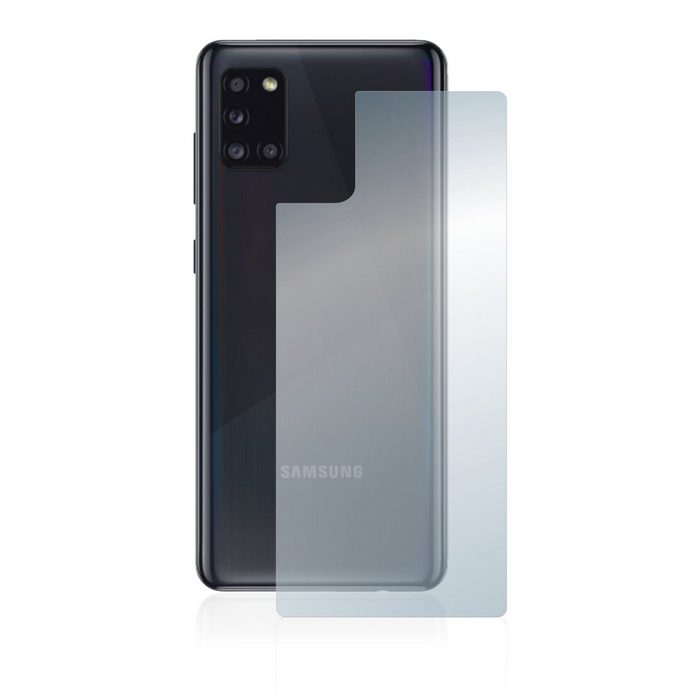 BROTECT Schutzfolie Panzerglasfolie für Samsung Galaxy A31 (Rückseite) Schutzglas Glasfolie matt entspiegelt Anti-Reflex