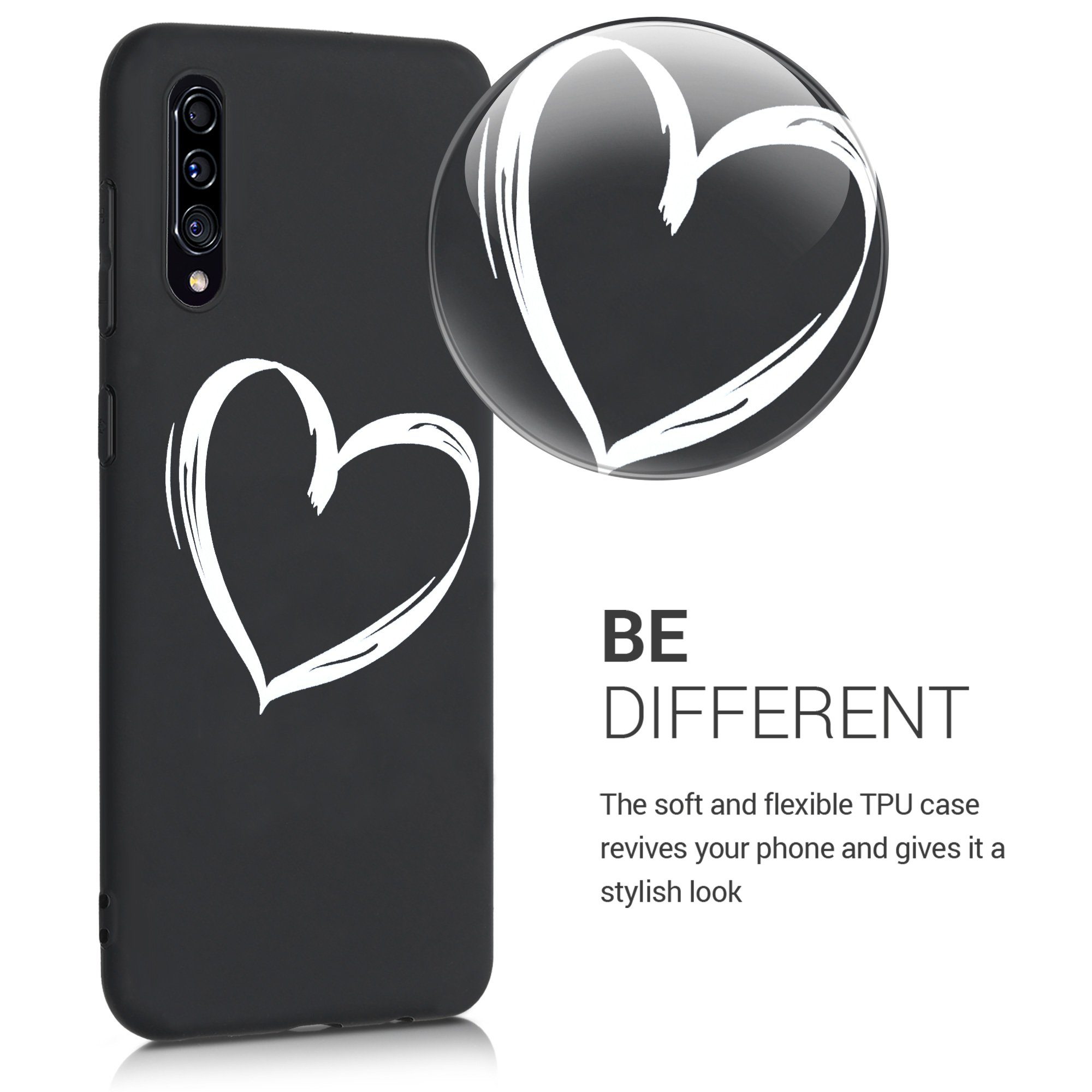 kwmobile Handyhülle kwmobile Hülle kompatibel mit Samsung Galaxy A30s - Handyhülle Silikon, Hülle kompatibel mit Samsung Galaxy A30s - Handyhülle Silikon Case