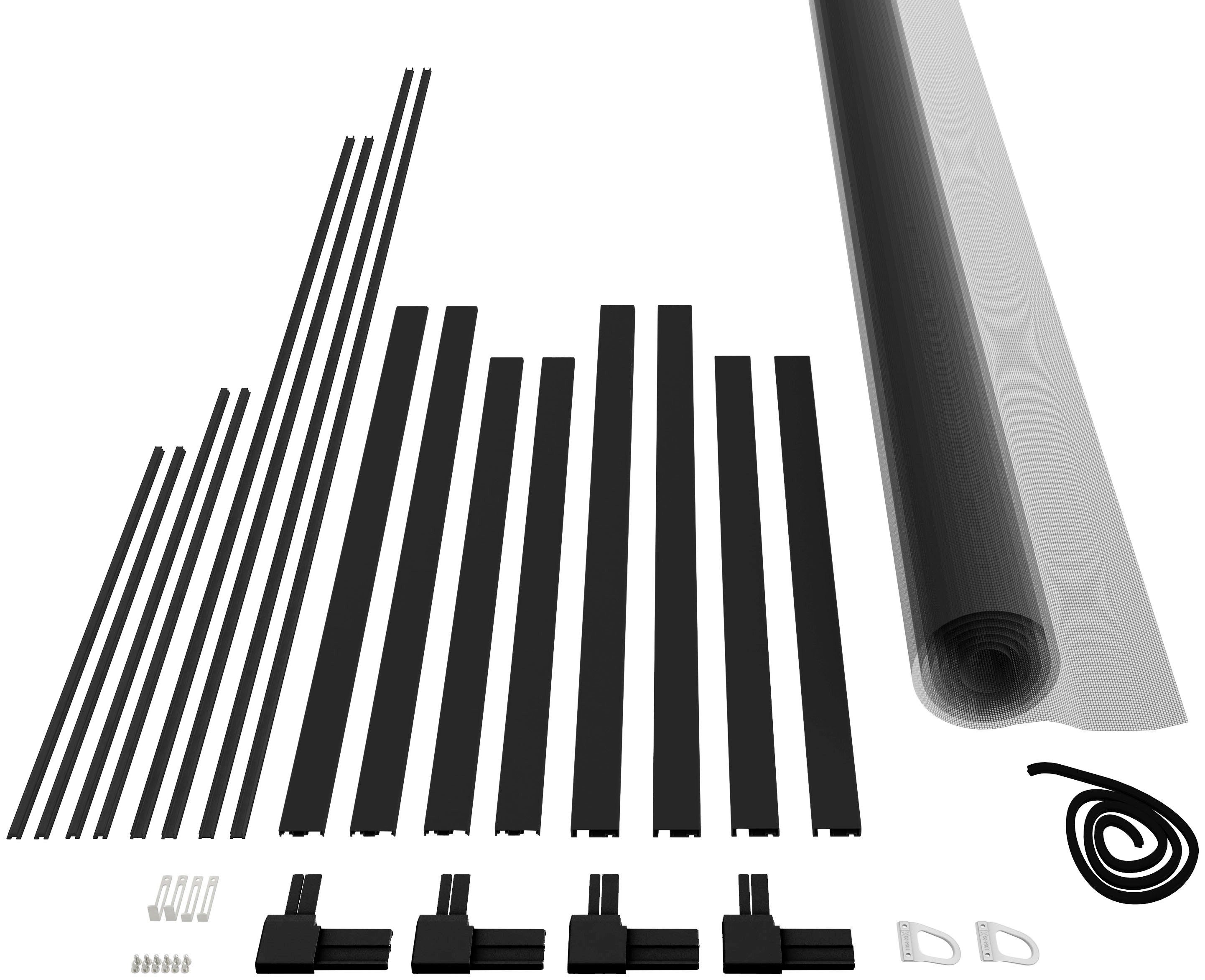 hecht international Insektenschutz-Fensterrahmen START, BxH: 120x140 cm