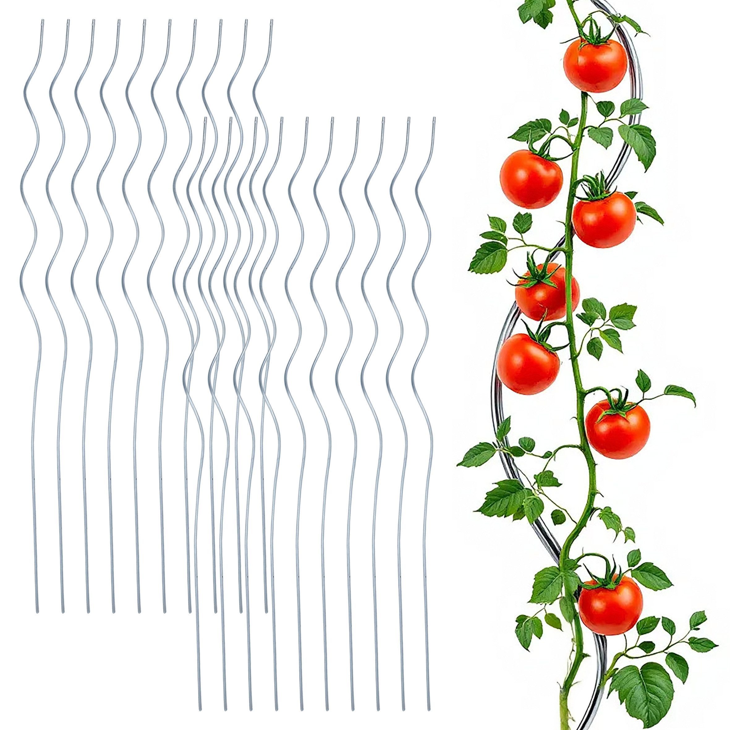 Spetebo Rankhilfe Tomaten Sprialstab verzinkt 110cm günstig online kaufen