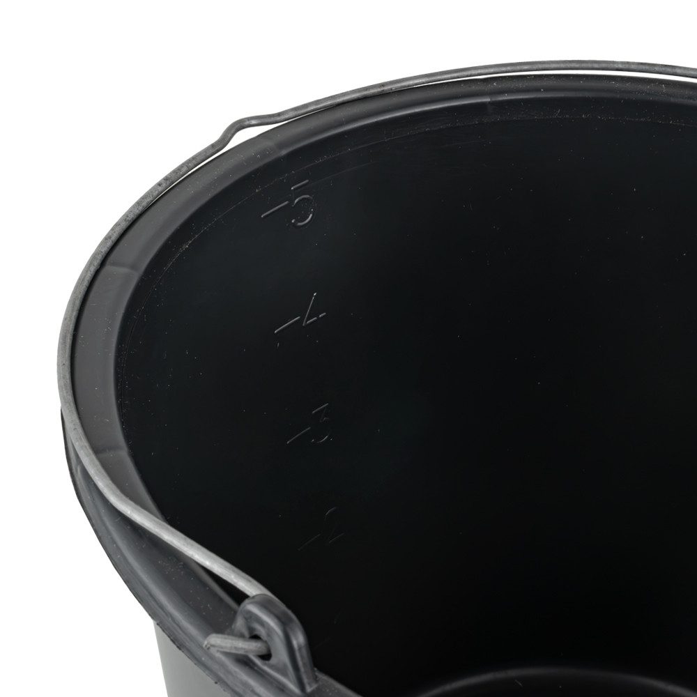 Prima-Online Mörtelkübel Mörtelkübel Baueimer 5L I 10L I 12L I 16L I 20L literskala Putzeimer, 5 Liter