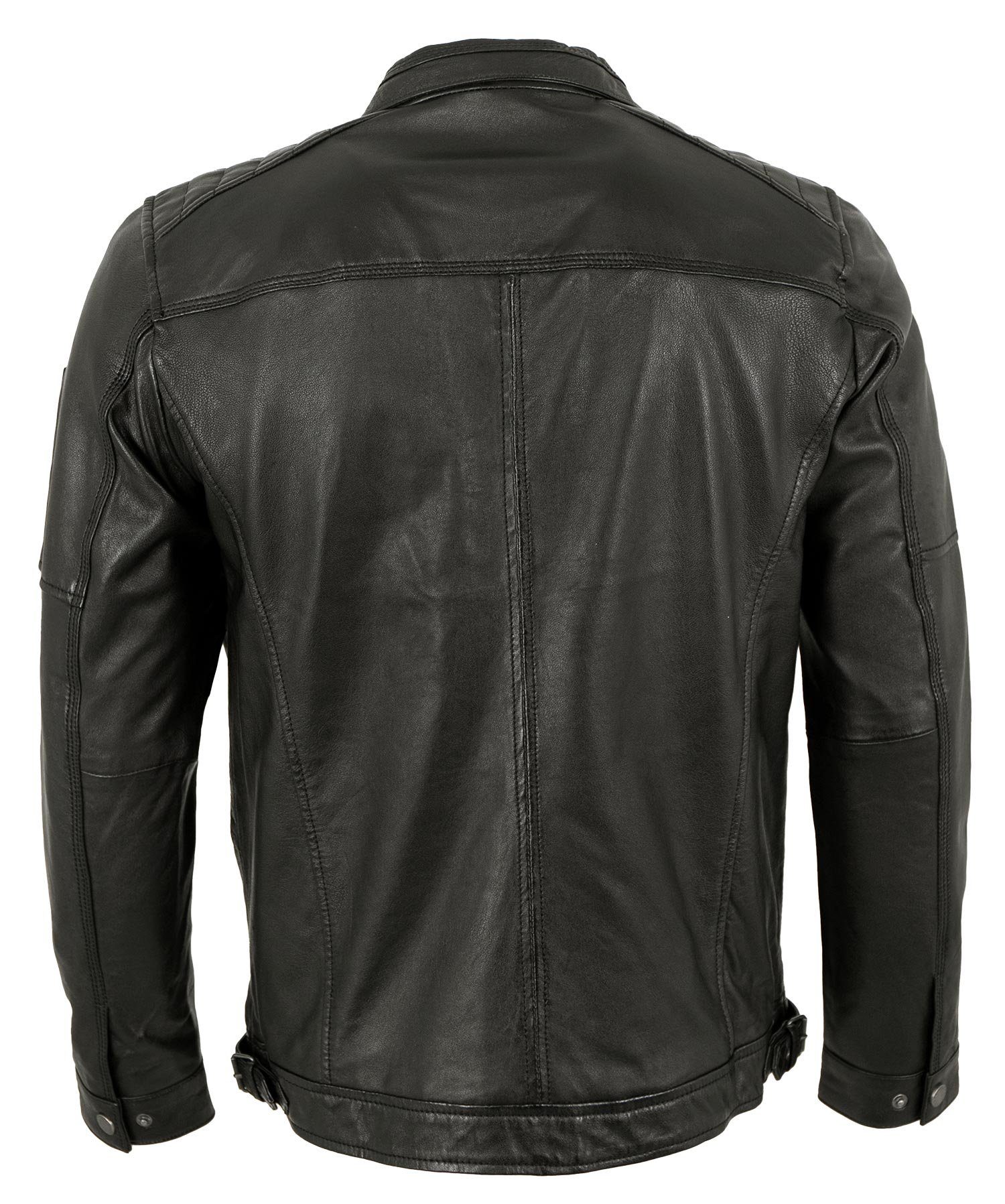 Otto Kern Lederjacke Men-102 OTTO KERN- Herren Echtleder Lederjacke Lammnappa schwarz