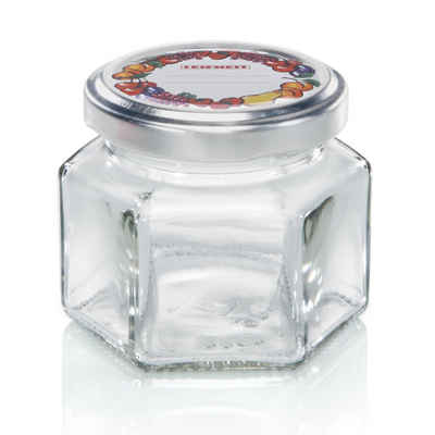 Leifheit Einmachglas »Sechskantglas 106 ml«, Glas, (1-tlg)