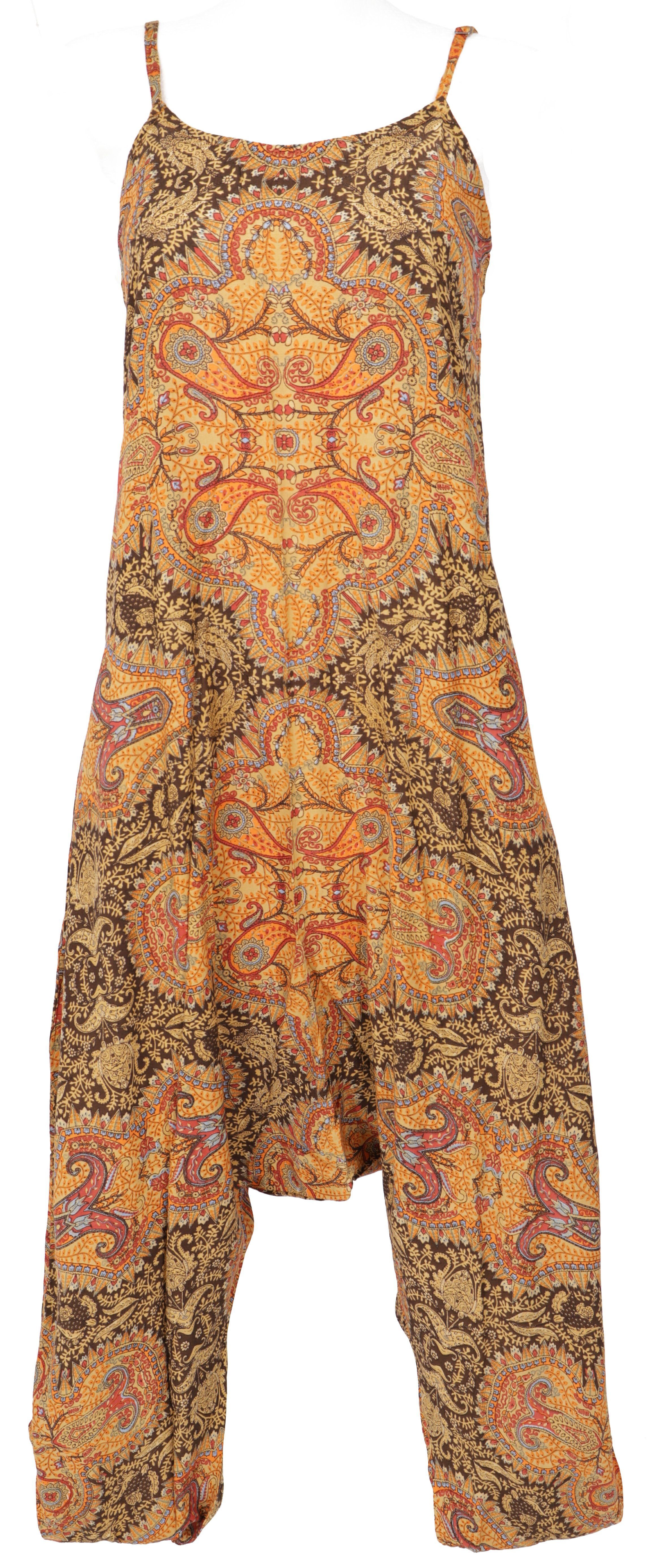 Guru-Shop Relaxhose Boho Jumpsuit, Sommer Pluderhose günstig online kaufen