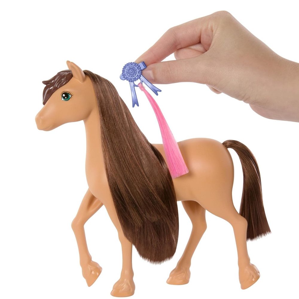Barbie Anziehpuppe Pony Pepper Barbie Mattel HXJ37 Pferd Spiel-Set & Zubehör