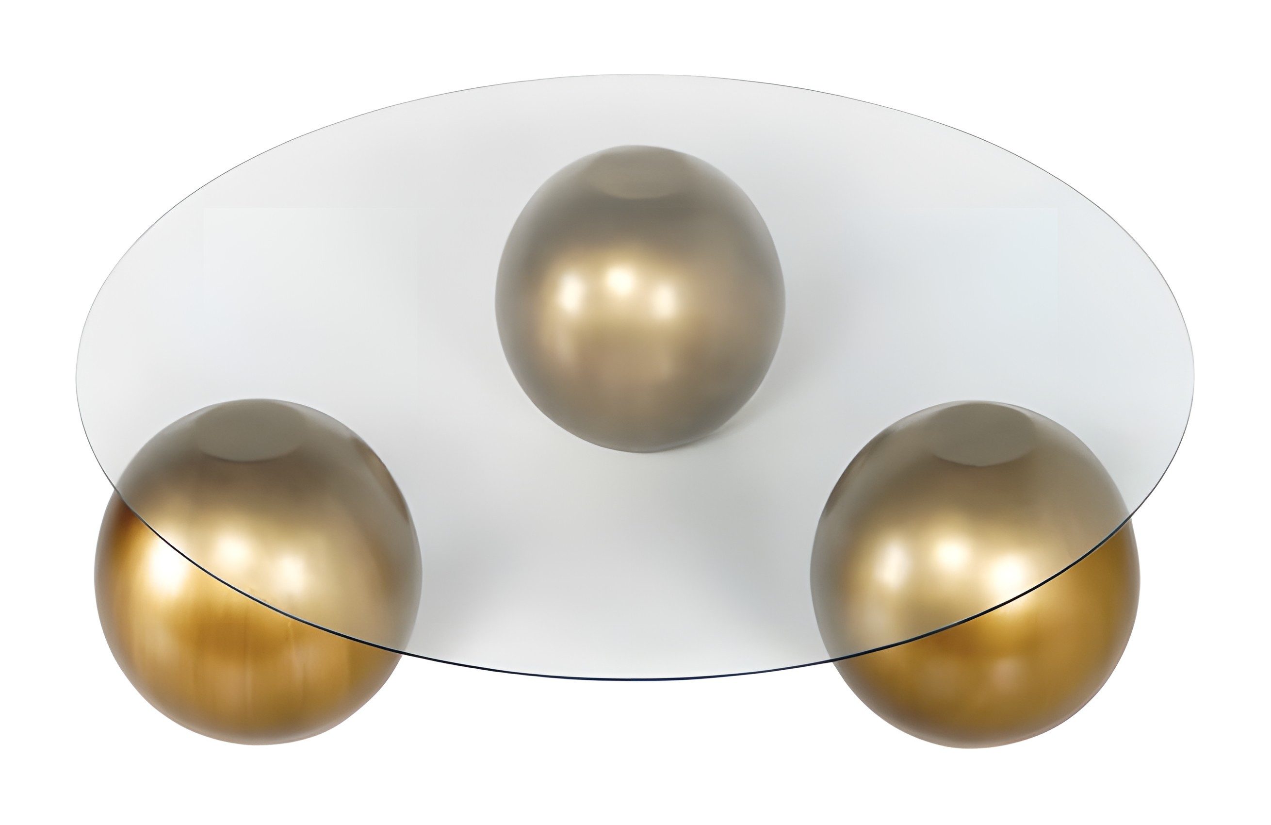 Xlmoebel Couchtisch Transparenter Holz-Couchtisch von XLMOEBEL im modernen Design (Packung), Made in Europa