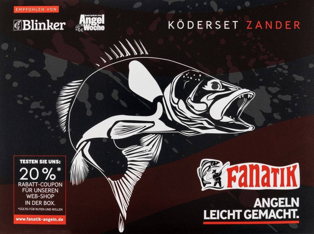 Kunstköder Raubfisch-Köderset "Zander"
