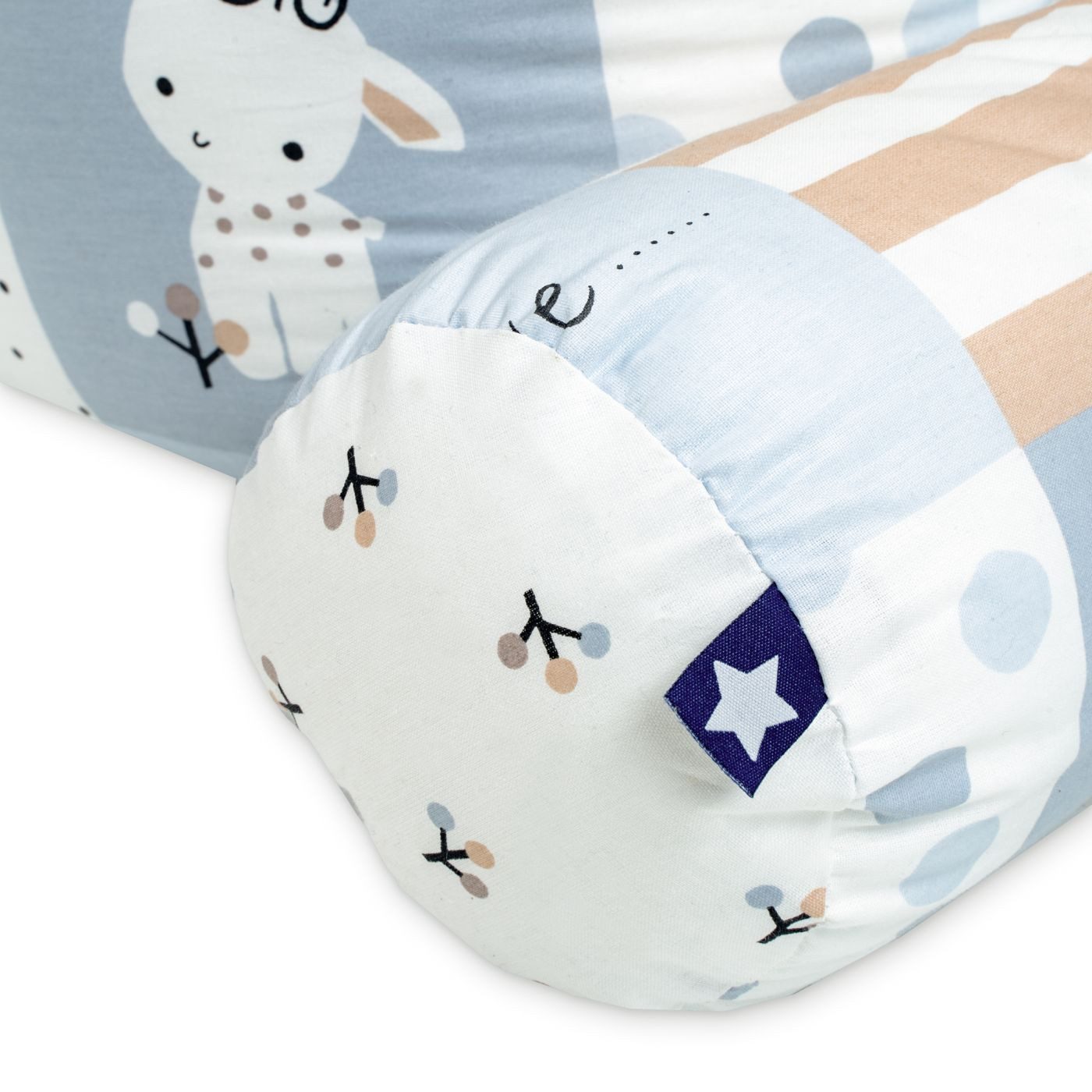 Julius Zöllner Kuschelnest Patch blue Bettschlange 180, (1-tlg), Babynestchen