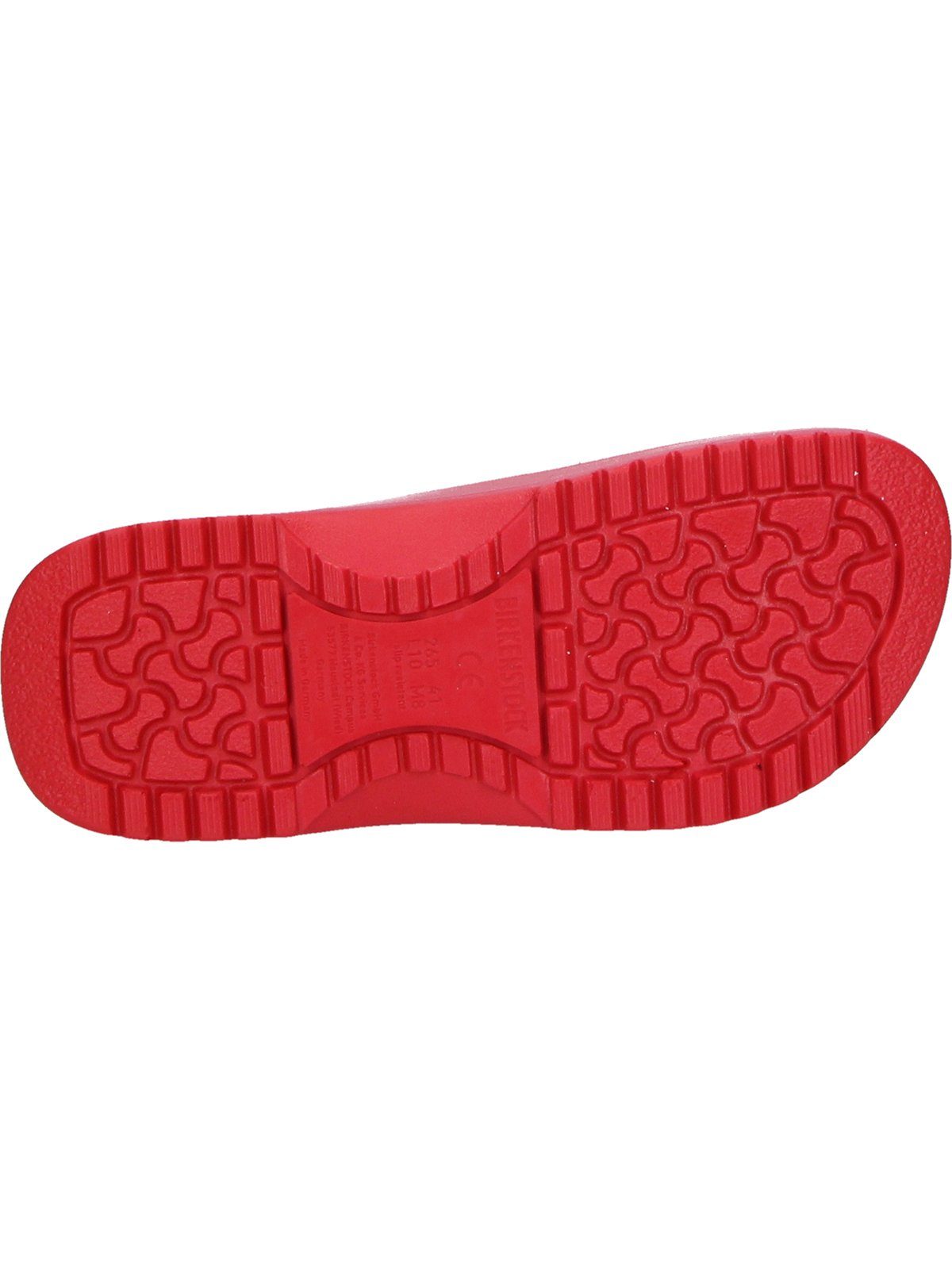 red Super-Birki Birkenstock Clog Rot