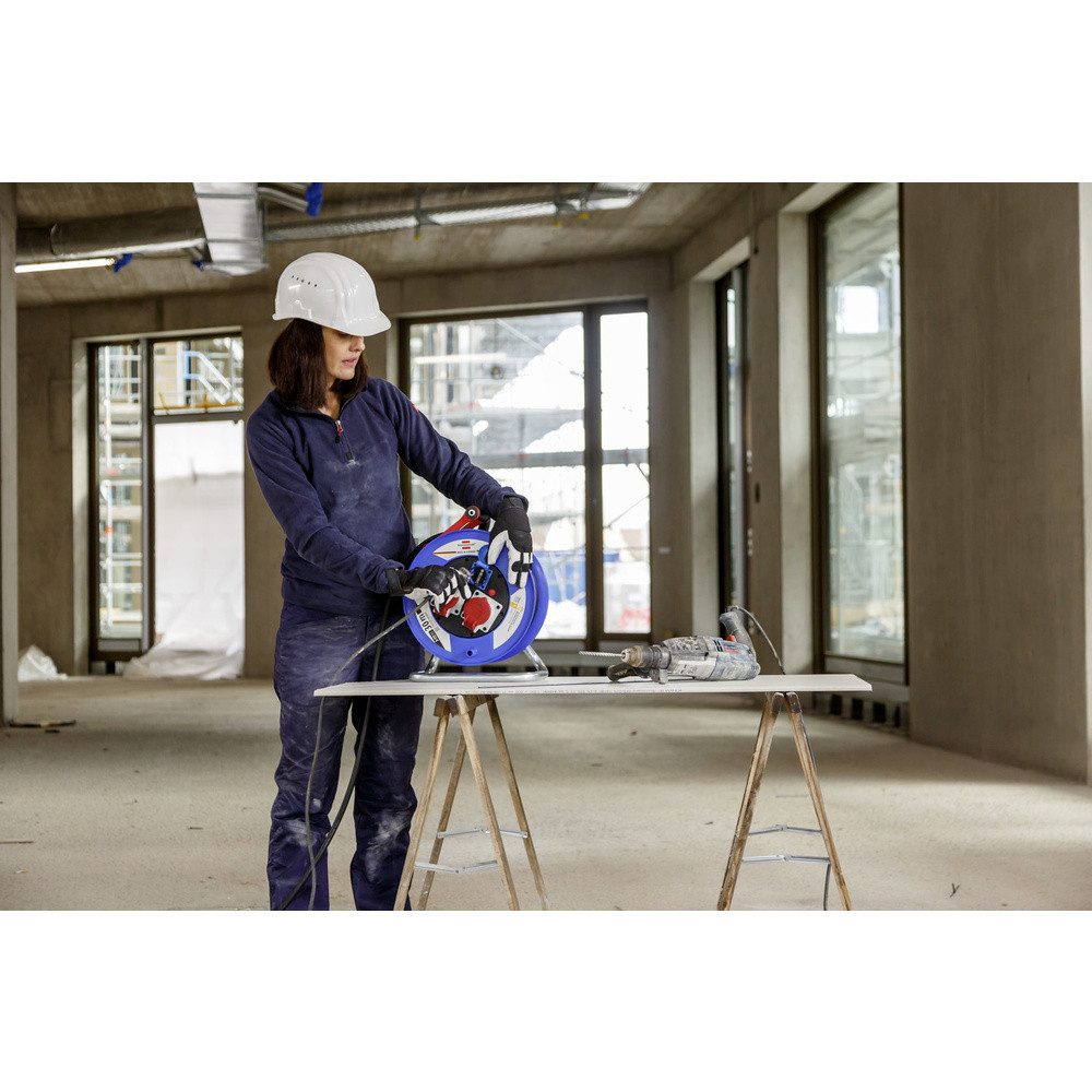 Brennenstuhl Brennenstuhl 1238010 Kabeltrommel 30 m Schwarz CEE-Stecker 16 A 5polig Kabeltrommel (Kabellänge 30.00 m)