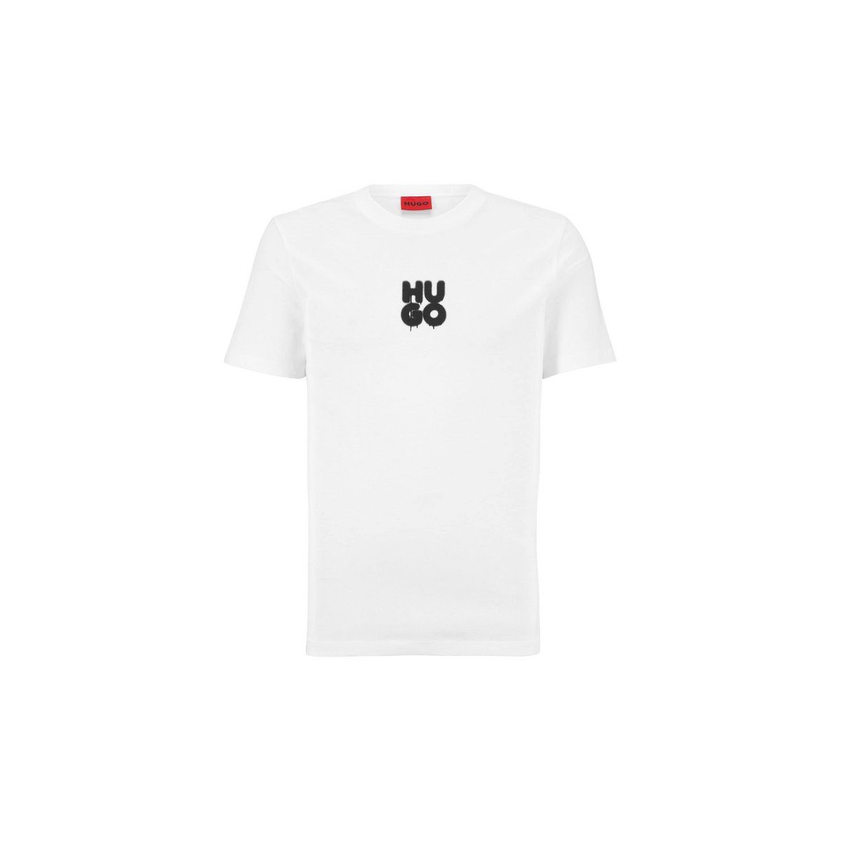 HUGO T-Shirt weiß regular fit (1-tlg) unbekannt