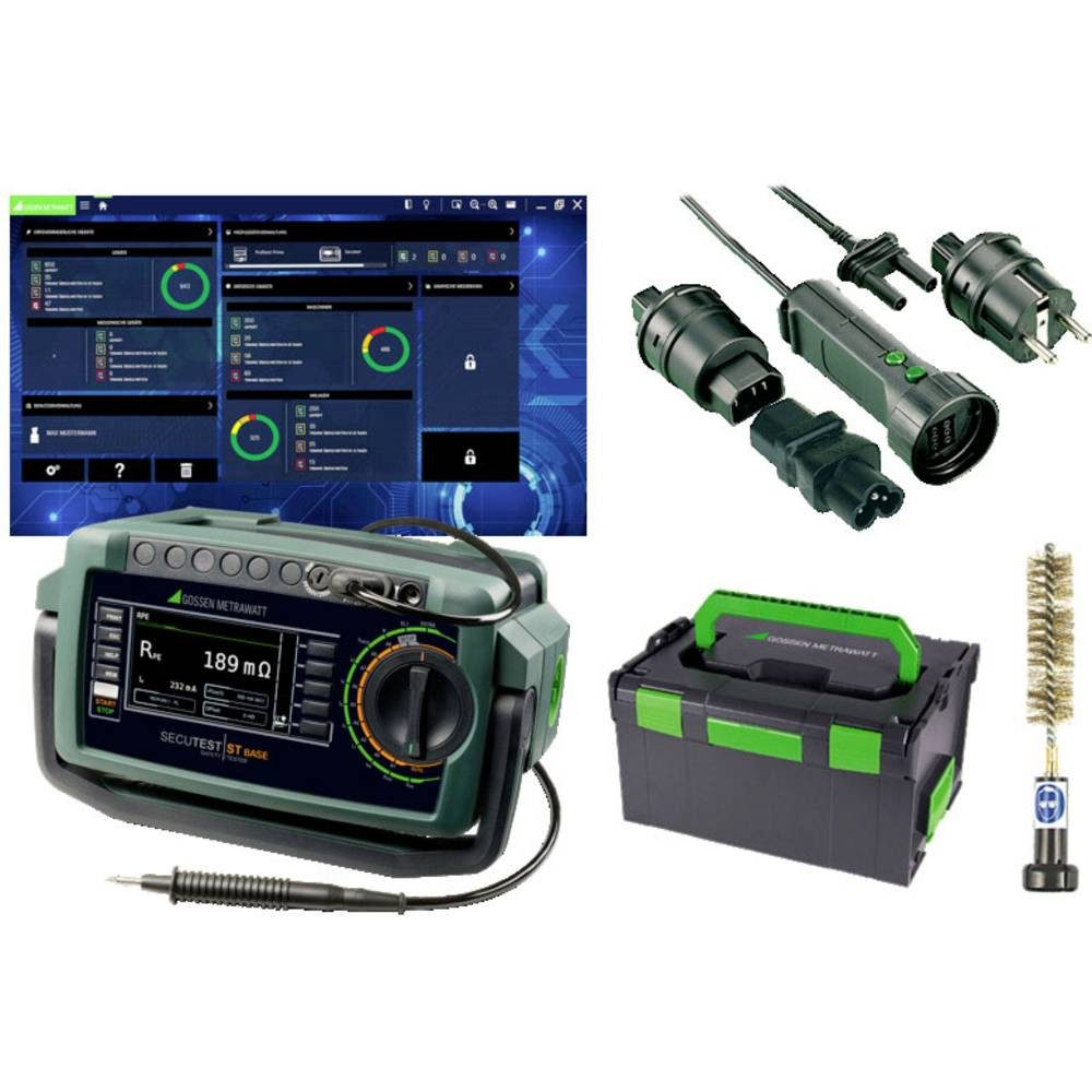 Gossen Multimeter Gerätetester STARTERPAKET SECUTEST BASE IQ inklusive M708A