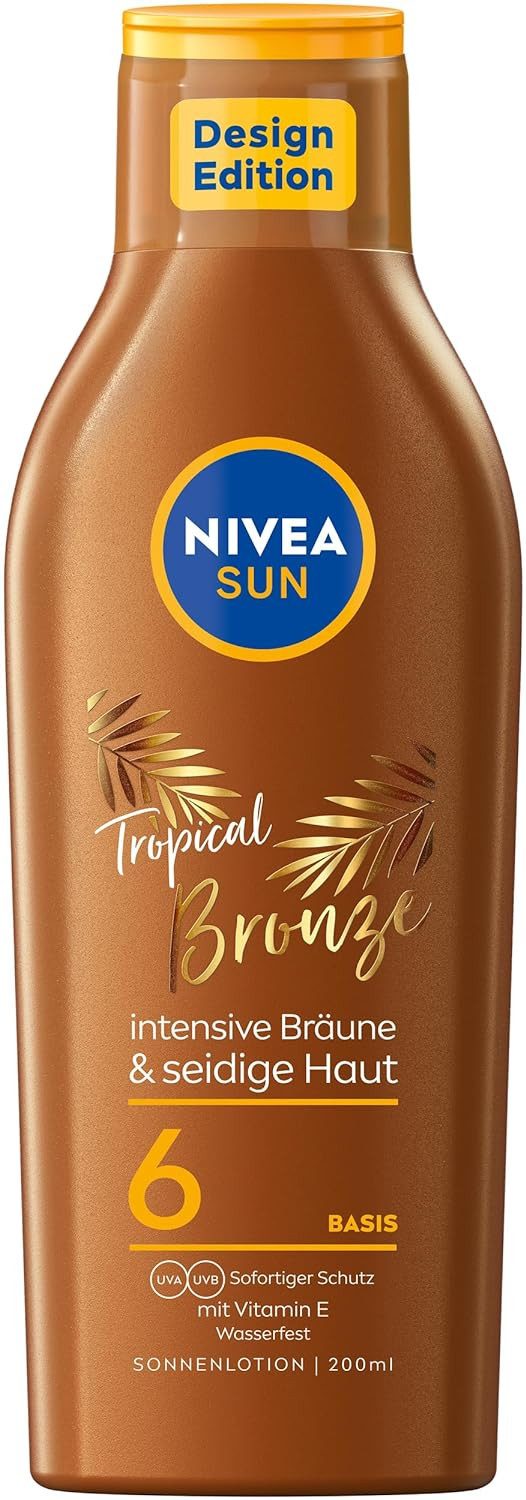 Nivea Sonnenschutzlotion Tropical Bronze Sonnenlotion LSF 6 (200 ml), 1-tlg.