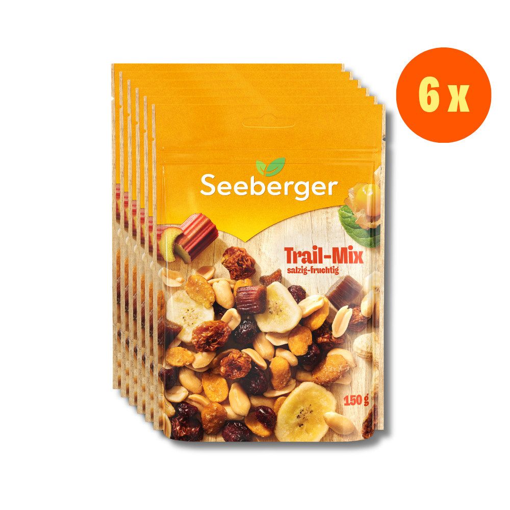 Seeberger Snacks Nüsse Seeberger Trail-Mix Multipack - 6 x 150 g
