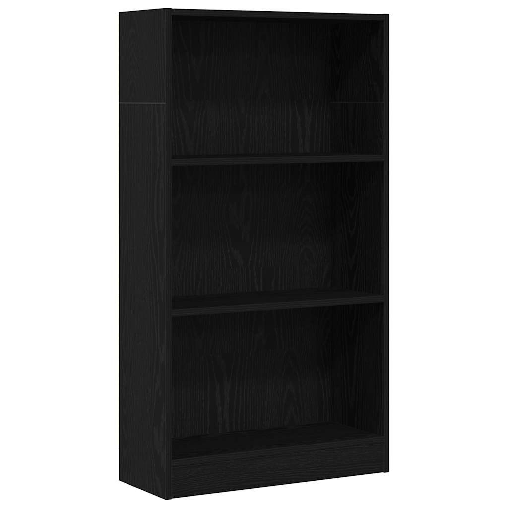 vidaXL Bücherregal Bücherregal Schwarz Eichen-Optik 60x24x109 günstig online kaufen