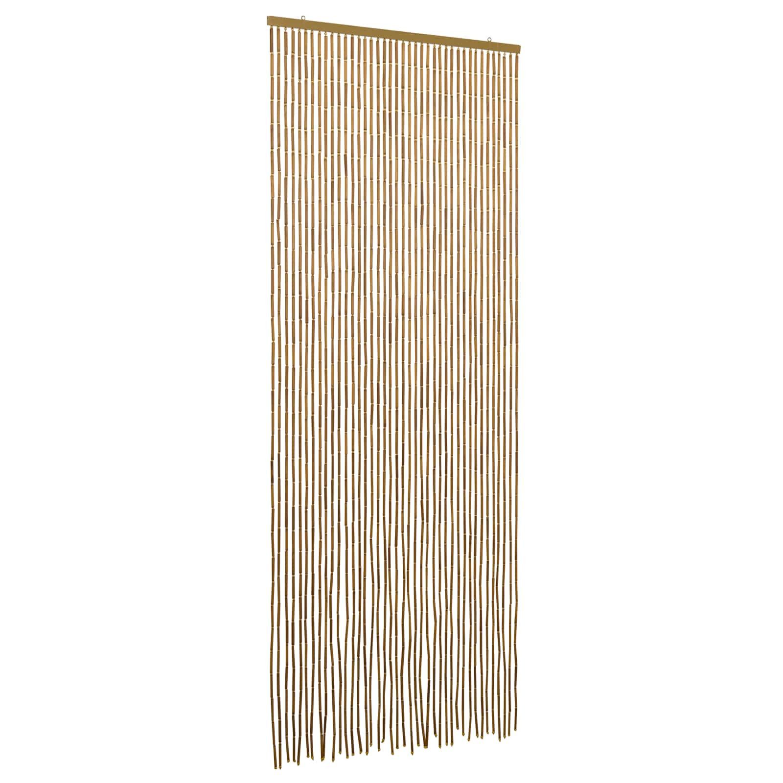 vidaXL Insektenschutz-Vorhang Insektentürvorhang Mehrfarbig 90 x 200 cm Bambus, (1-St)