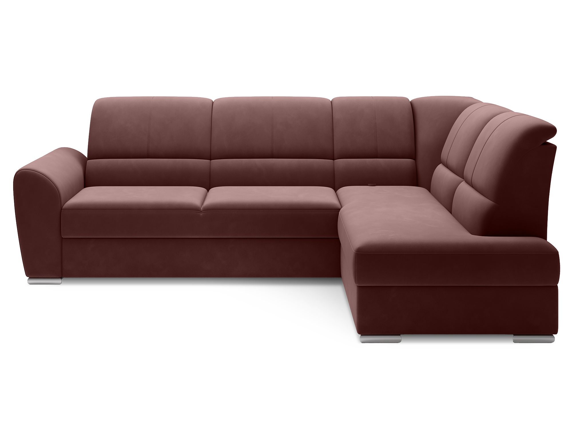 MF Design Ecksofa Ecksofa mit Schlaffunktion und Bettkasten in Webstoff, true / Dolphin / false / 1