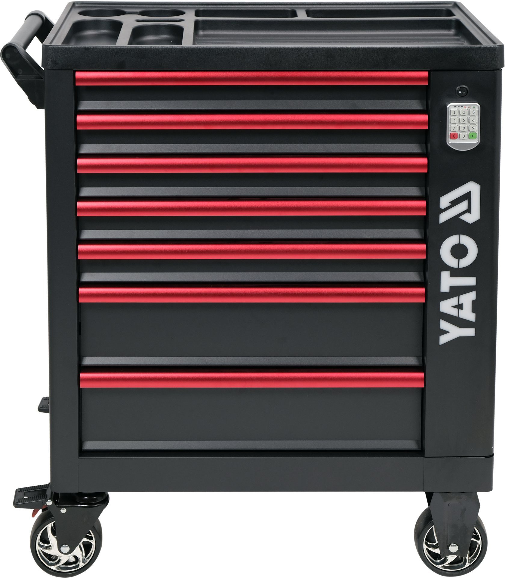 Yato Werkstattwagen Werkstattwagen 982x755x455mm mit 7 Schubladen, Stabil