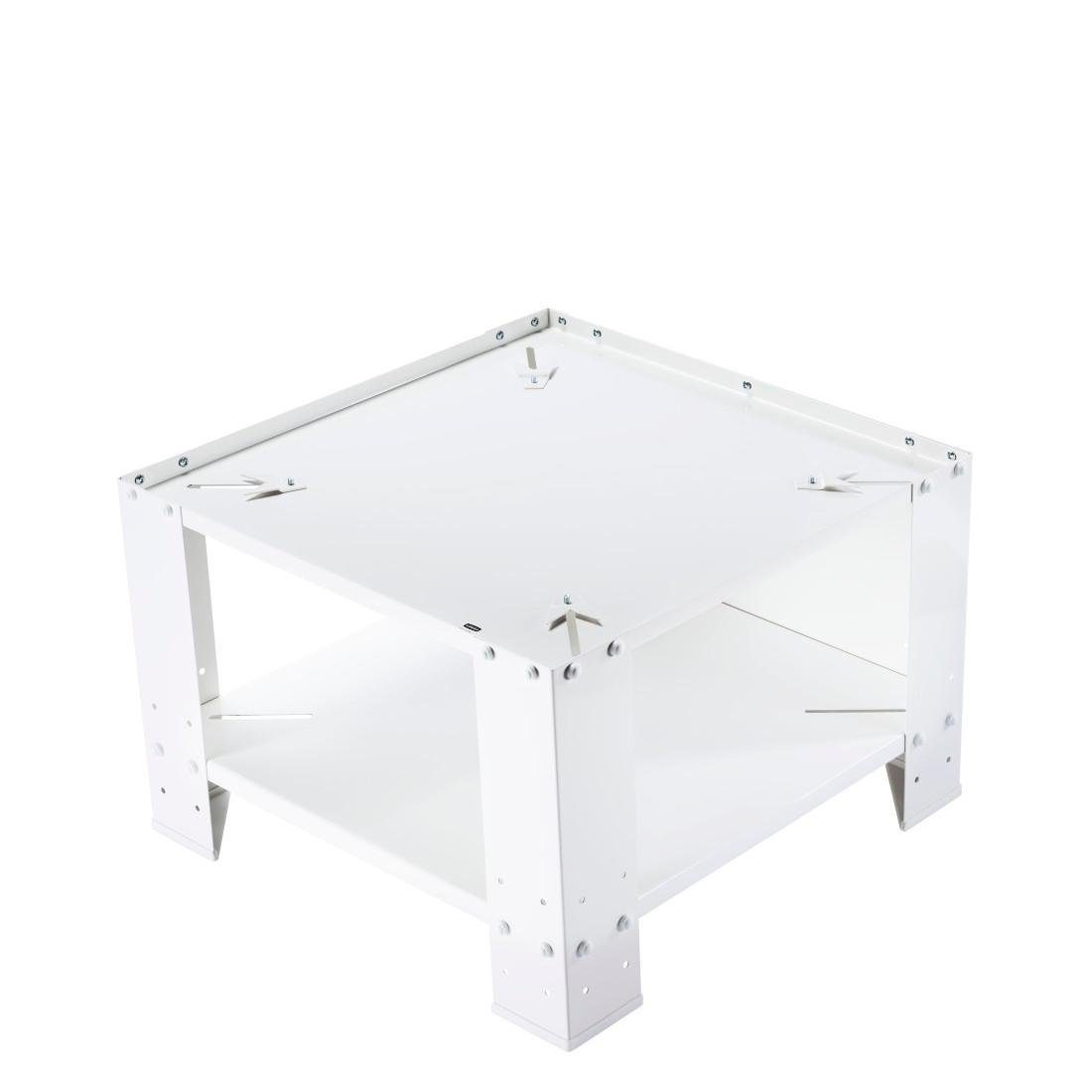 Xavax Unterbausockel Sockel Untergestell 60 x 60 x 40cm Waschmaschine Trockner, Hausgerätesockel verstellbar