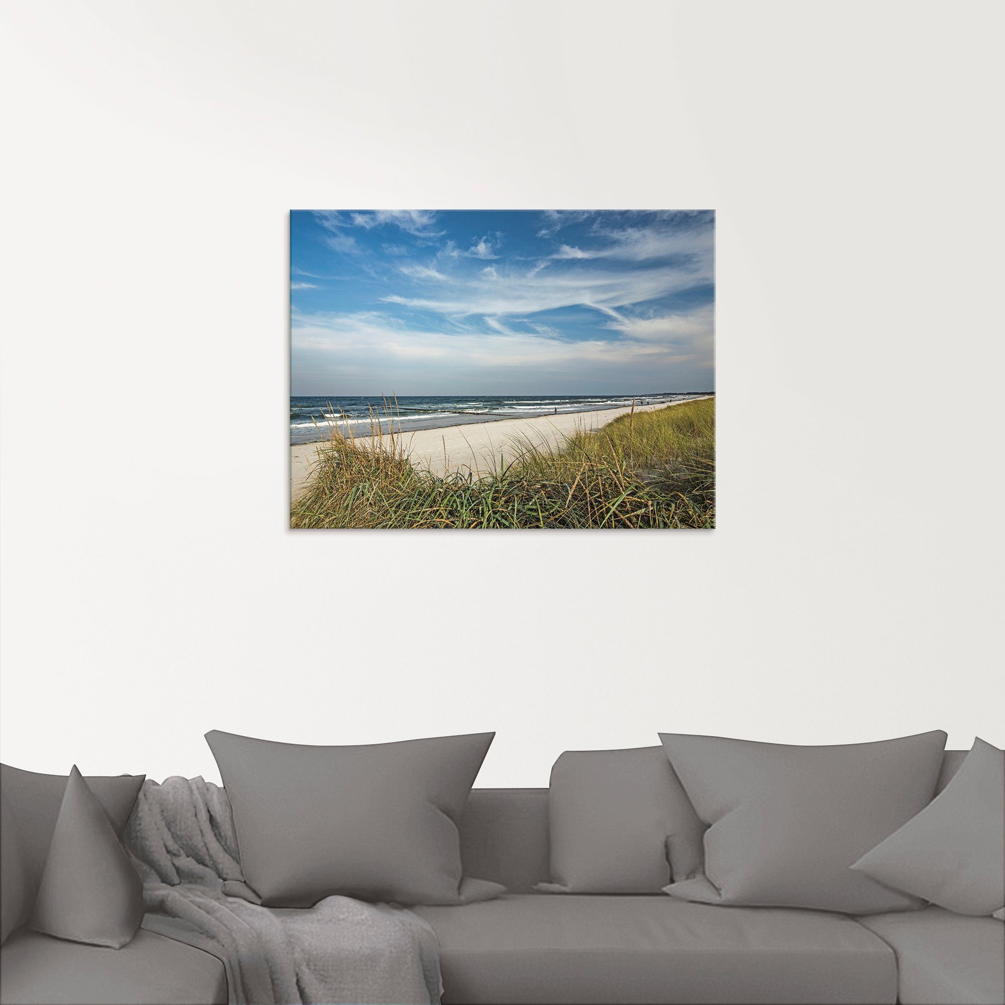 Artland Glasbild »Urlaubsfeeling Strand«, Strand (1 Stück)-HomeTrends