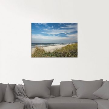 Artland Glasbild Urlaubsfeeling Strand, Strand (1 St), in verschiedenen Größen