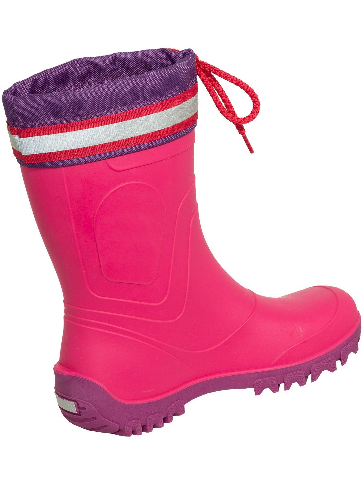 Bockstiegel Kinderstiefel fuchsia Bente 6269 Gummistiefel / dunkelfuchsia