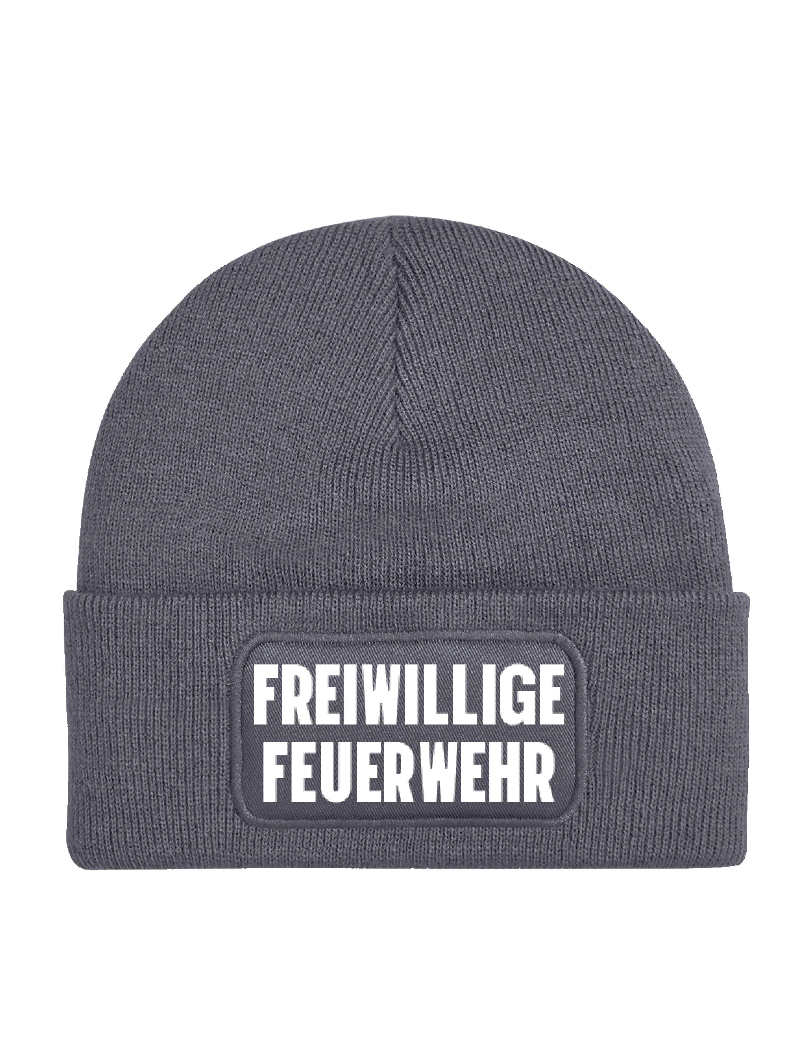 Youth Designz Beanie Freiwillige Feuerwehr unisex Beanie Müzte mit trendigem Motiv