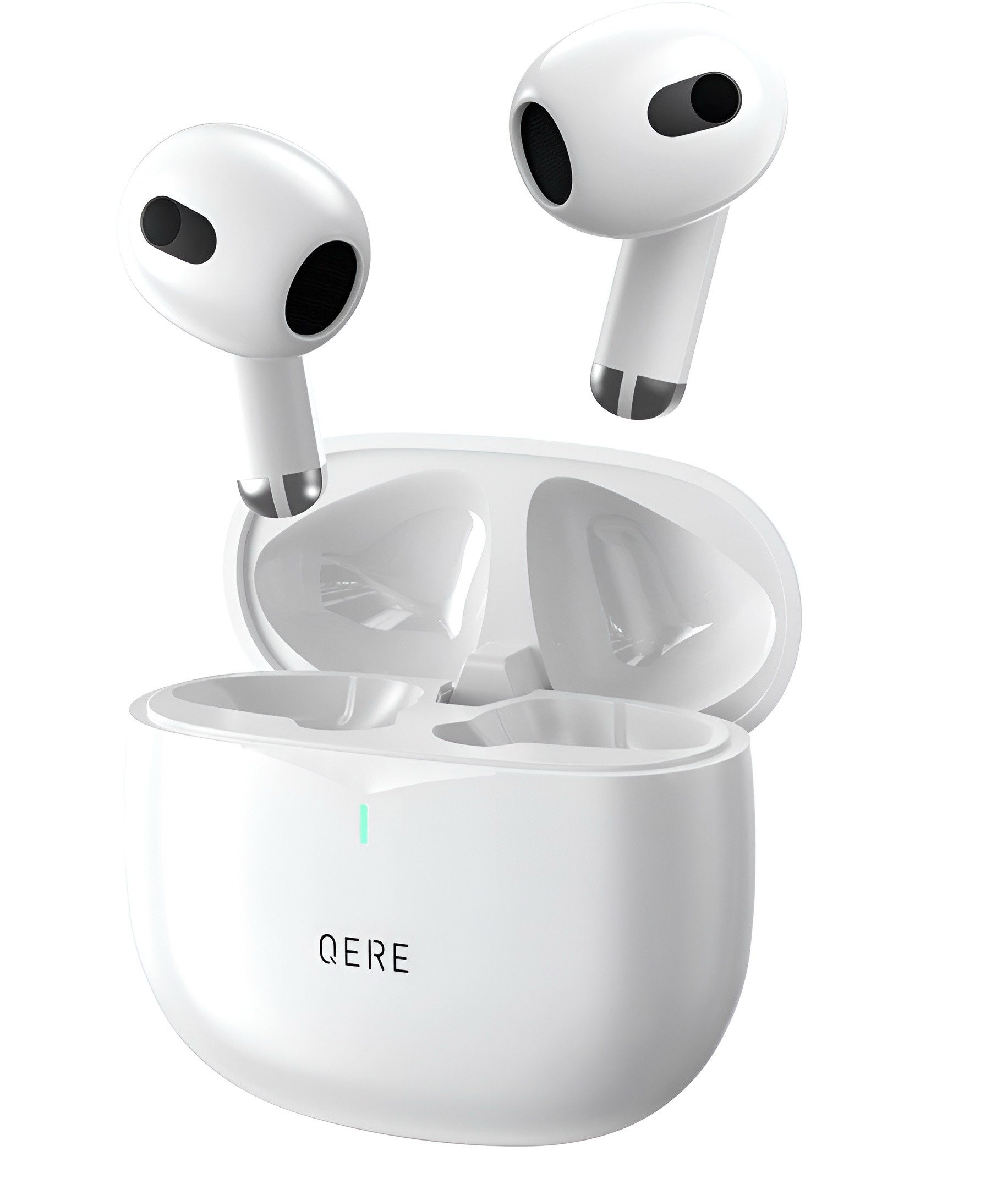 CULTZEN QR E28 TWS Gaming In-Ear-Kopfhörer Drahtlose Ohrhörer hoher Leistung Bluetooth-Kopfhörer (Mikrofon, Wahre wireless stereo, Wasserdicht, Led-anzeige, Geräusch-Annullierung, Apple Siri-Unterstützung, LED-Anzeige, Komfortables Design, Premium Klangqualität, Umweltfreundlich, Эко-товарes Material, Wireless, Bluetooth, Lange Akkulaufzeit, Bequemes Design, Stabile Bluetooth-Verbindung)