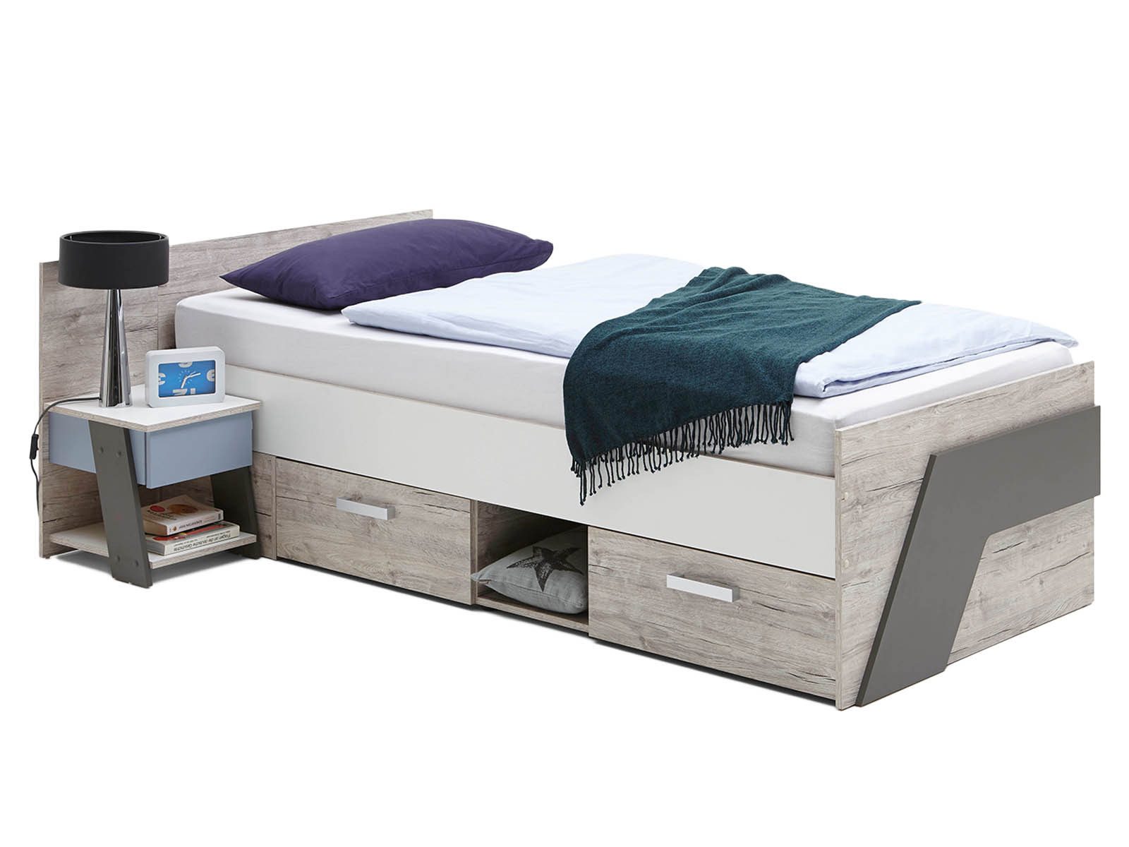 FMD Möbel Bett 94 x 70 x 205 cm (B/H/T)