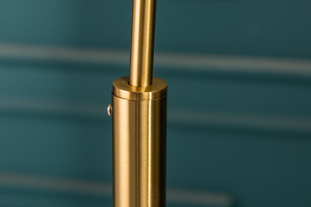 DEAL ohne Leuchtmittel, Design gold, · riess-ambiente Metall Bogenlampe 205cm · LOUNGE Wohnzimmer Modern verstellbar ·