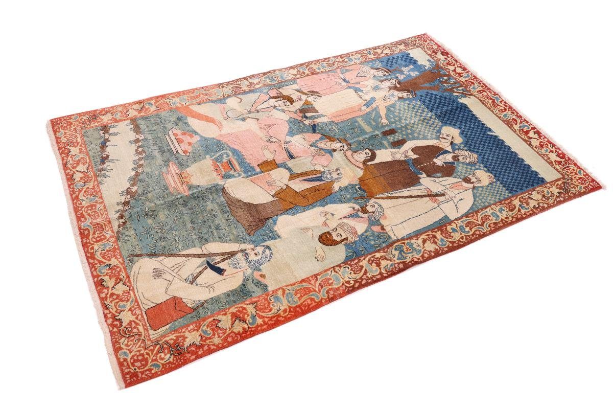 Isfahan / Höhe: Trading, 133x213 8 rechteckig, Antik Perserteppich, Orientteppich Handgeknüpfter mm Orientteppich Nain
