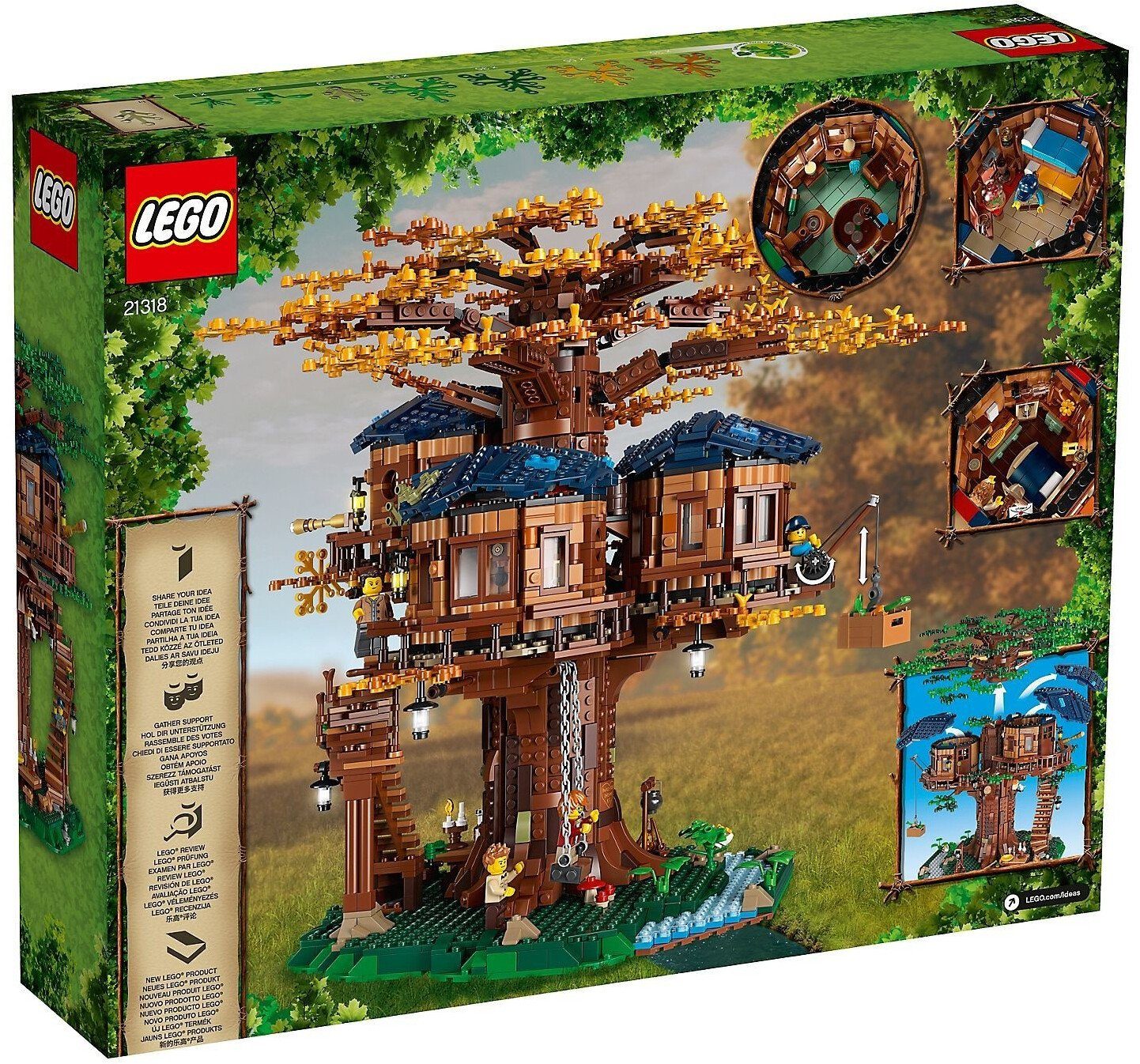 LEGO® Ideas - Baumhaus (21318) Konstruktions-Spielset, (3036 St., LEGO 21318)