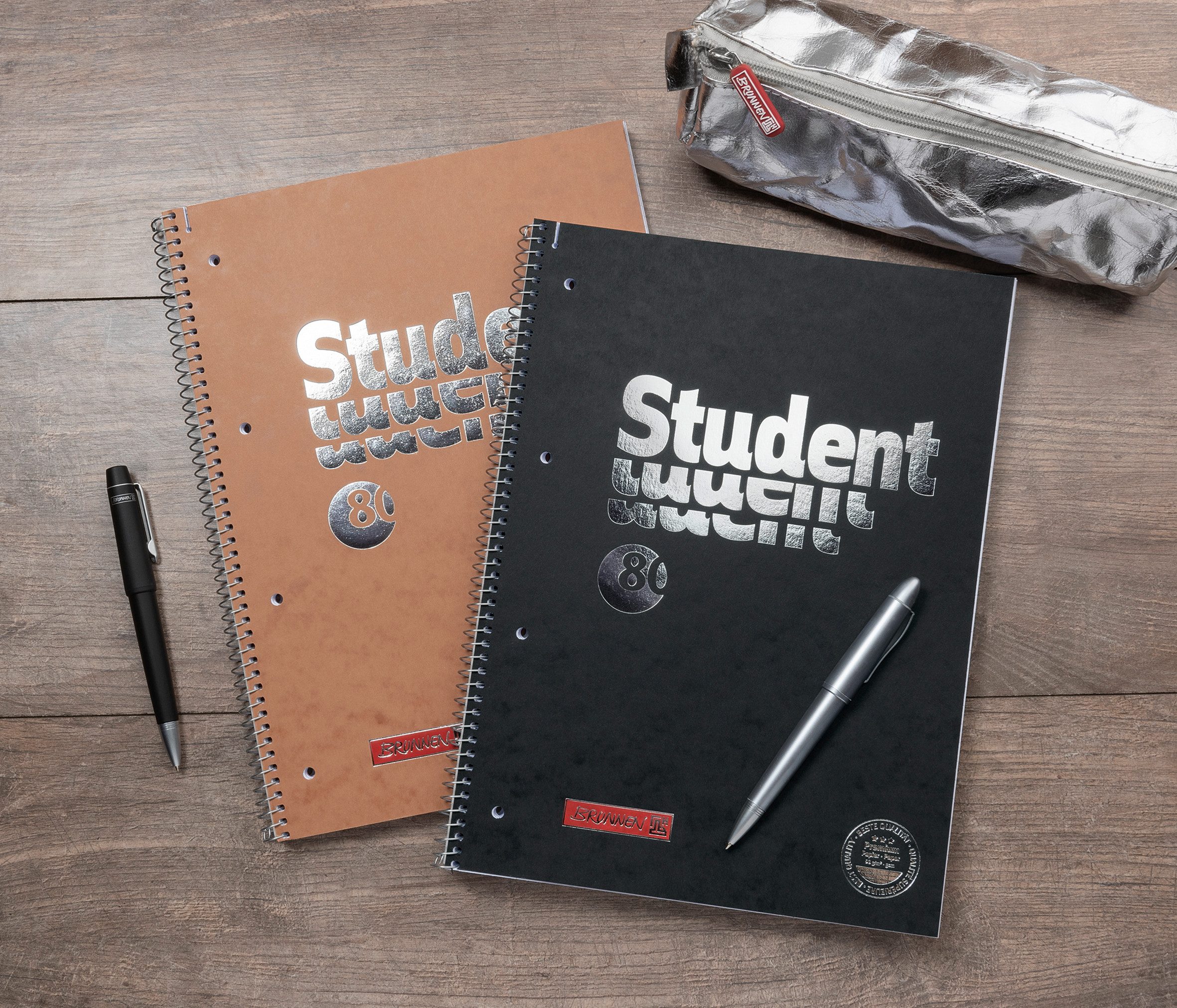 BRUNNEN Collegeblock Collegeblock Student Premium FACT!plus A4 liniert mit Randlinie innen