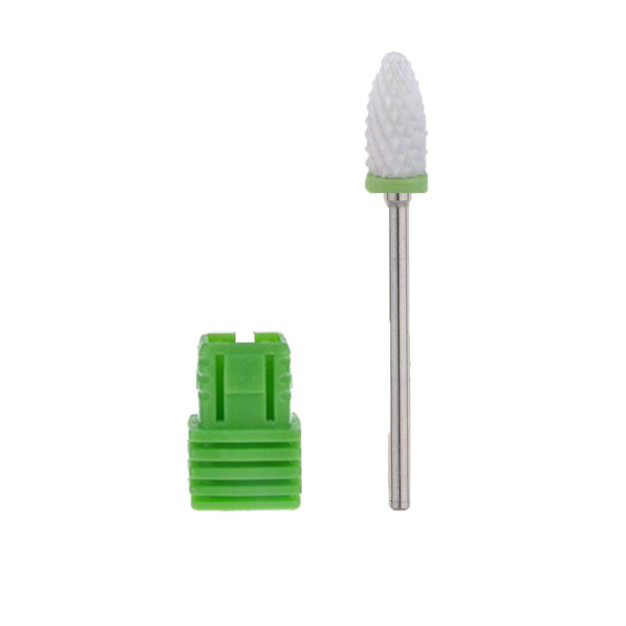 Sun Garden Nails Nageldesign Zubehör Keramik Nail Bit Grün AQ404 grob - Fräserbit für Maniküre & Pediküre, grobe Körnung