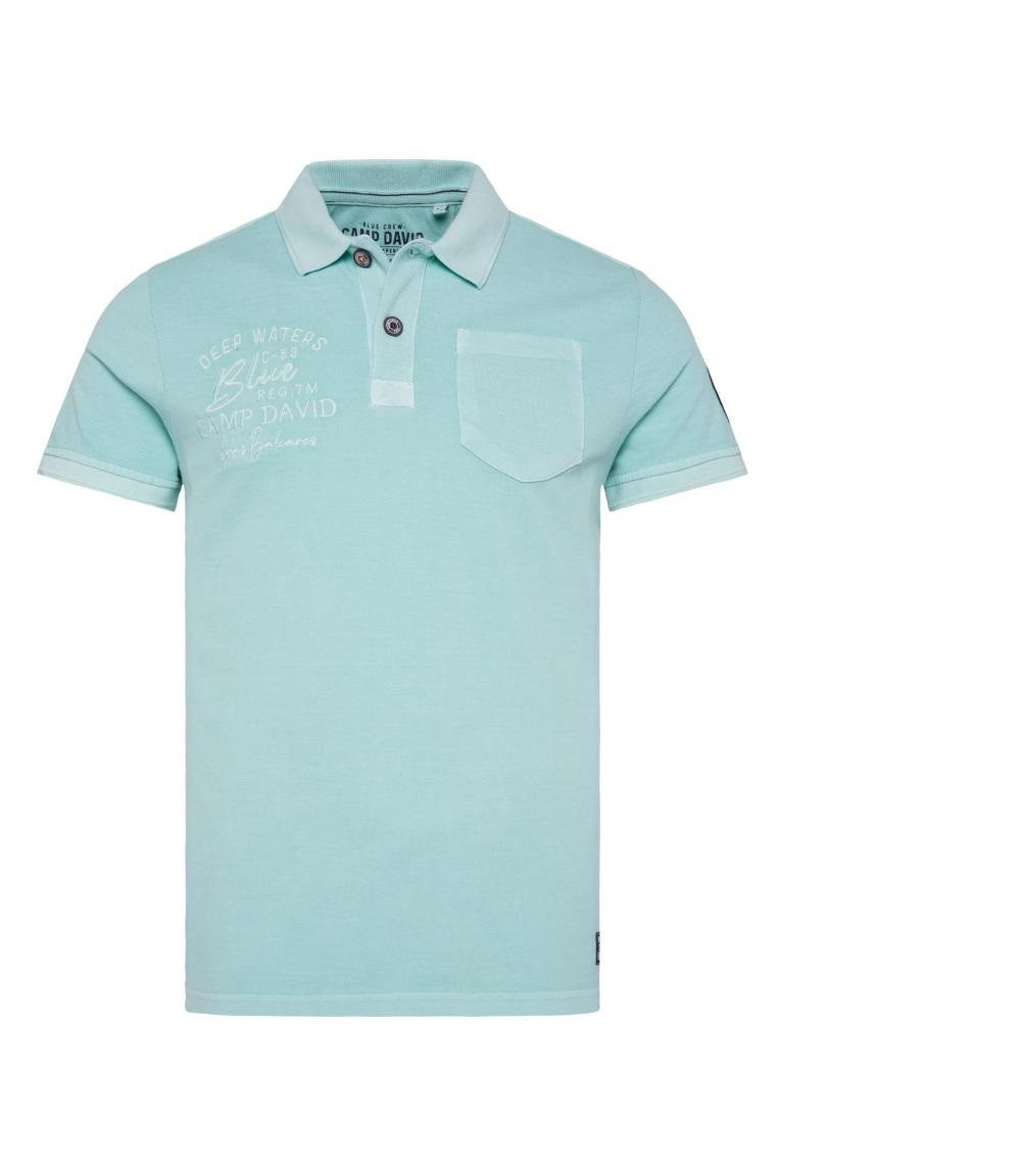 CAMP DAVID Poloshirt Pikee-Polo mit Rücken-Artwork günstig online kaufen