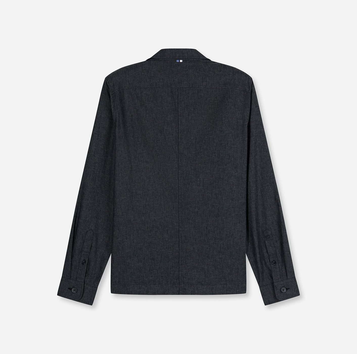 OLYMP Hemdjacke meliert und mit Leinen