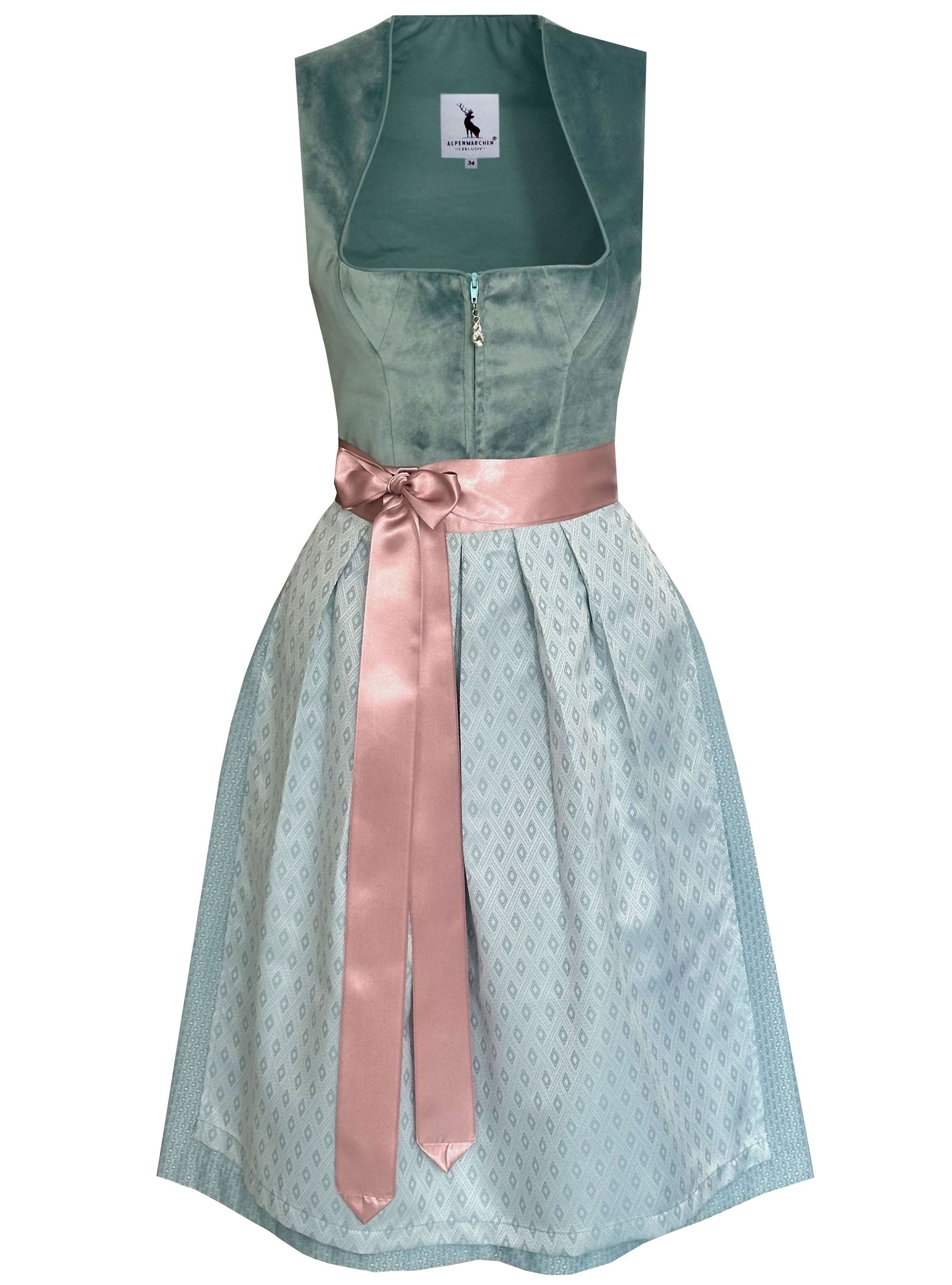 Alpenmärchen Dirndl Dirndl Adriana in hellblau - ALM1015 günstig online kaufen