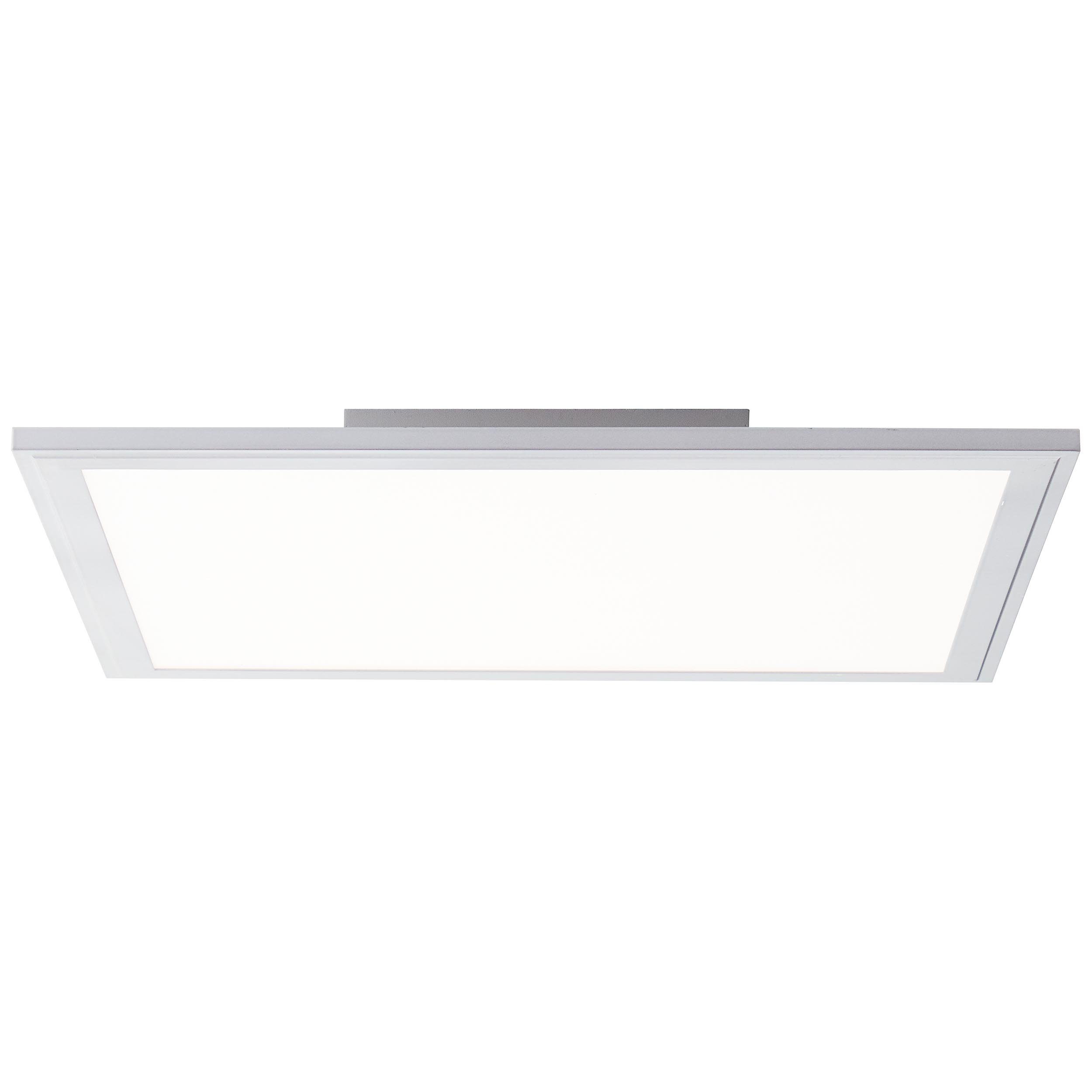 Brilliant LED Panel Flat, LED wechselbar, Farbwechsler, LED Deckenlampe 40x40cm silber