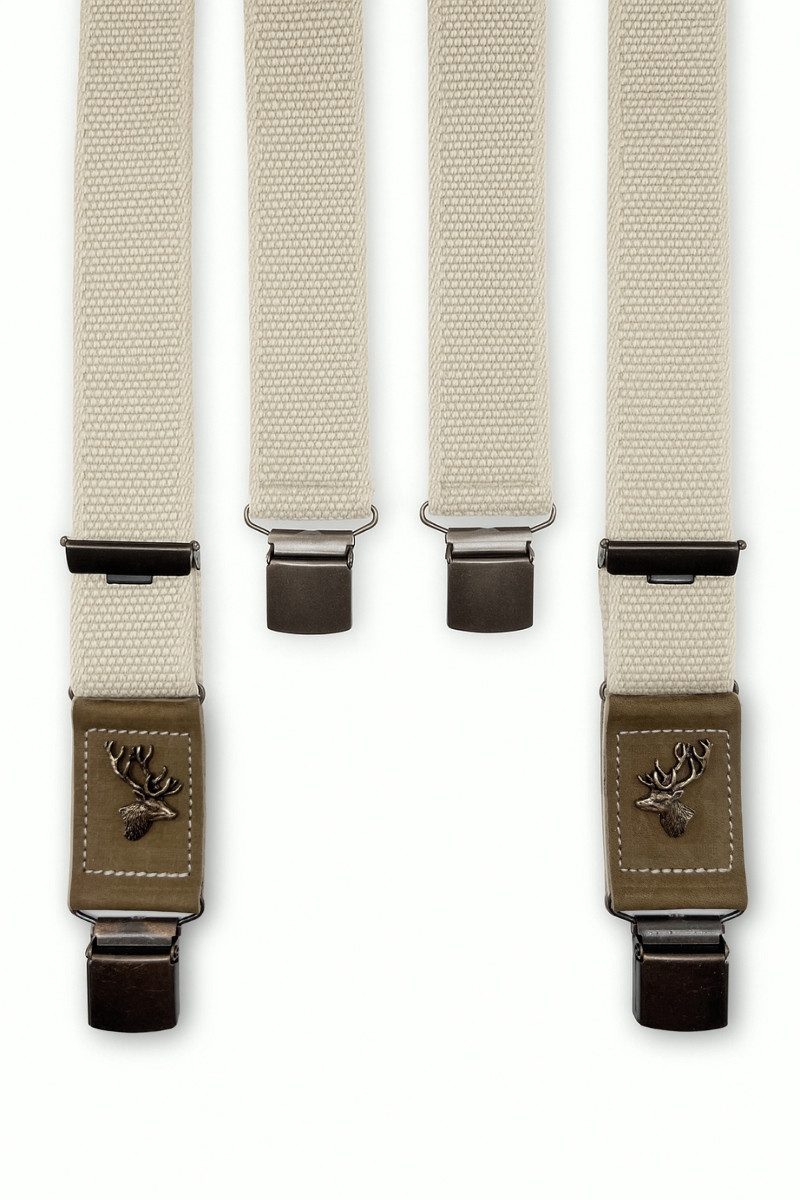 Luise Steiner Trachtenlederhose Trachten Hosenträger - HALL - natur, braun, oliv