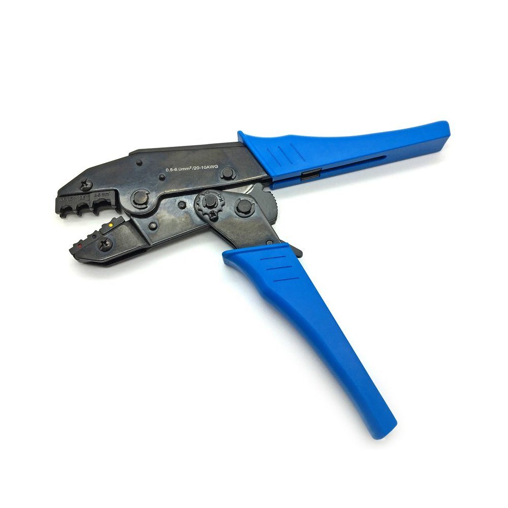ARLI Crimpzange ARLI Handcrimpzange 0,5 - 6 mm² + 100 x Flachsteckhülsen 0,5 - 1,5 mm²